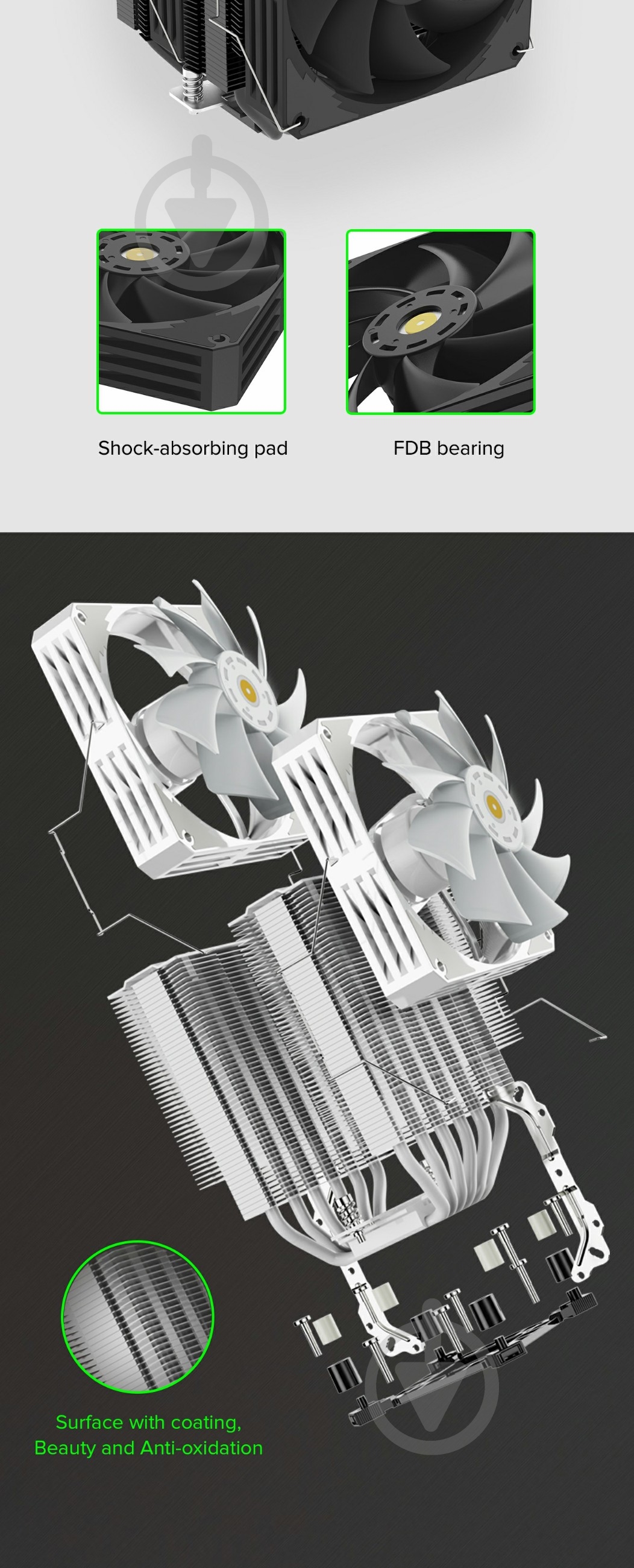 Процессорный кулер GameMax Twin 600 Black - фото 17 Процессорный кулер GameMax Twin 600 Black - фото 17