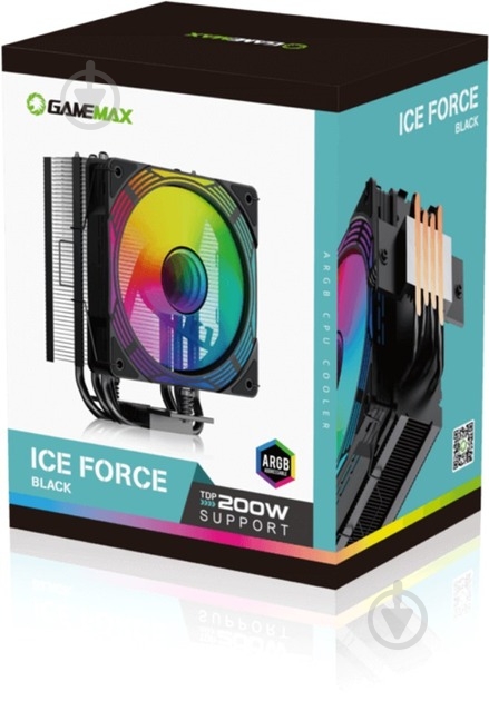 Процессорный кулер GameMax Ice Force BK - фото 9 Процессорный кулер GameMax Ice Force BK - фото 9