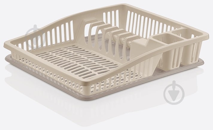 Сушка Dunya Plastik для посуды Степ в ассортименте 38,6x29,6x8 см - фото 3