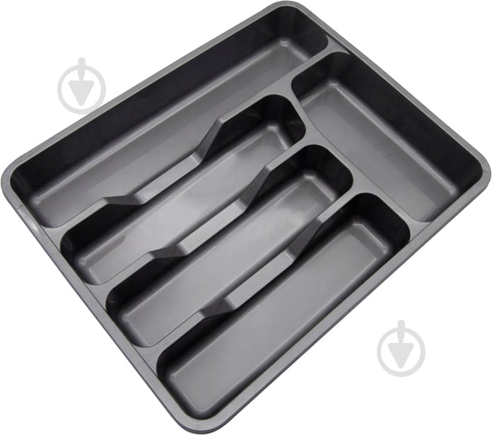 Лоток для столовых приборов Dunya Plastik Степь малый в ассортименте 33,5х27x4,5 см - фото 3