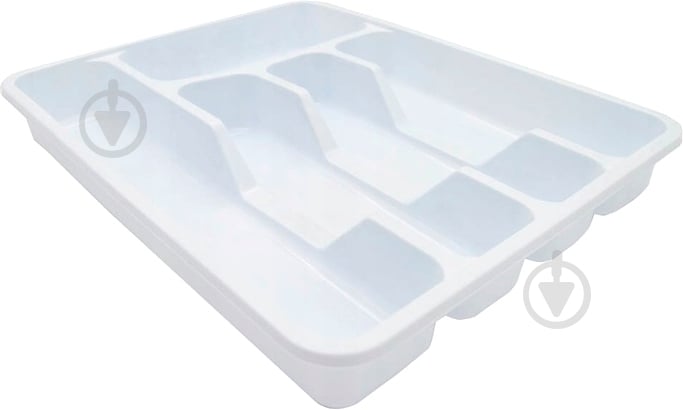 Лоток для столовых приборов Dunya Plastik Степь малый в ассортименте 33,5х27x4,5 см - фото 2