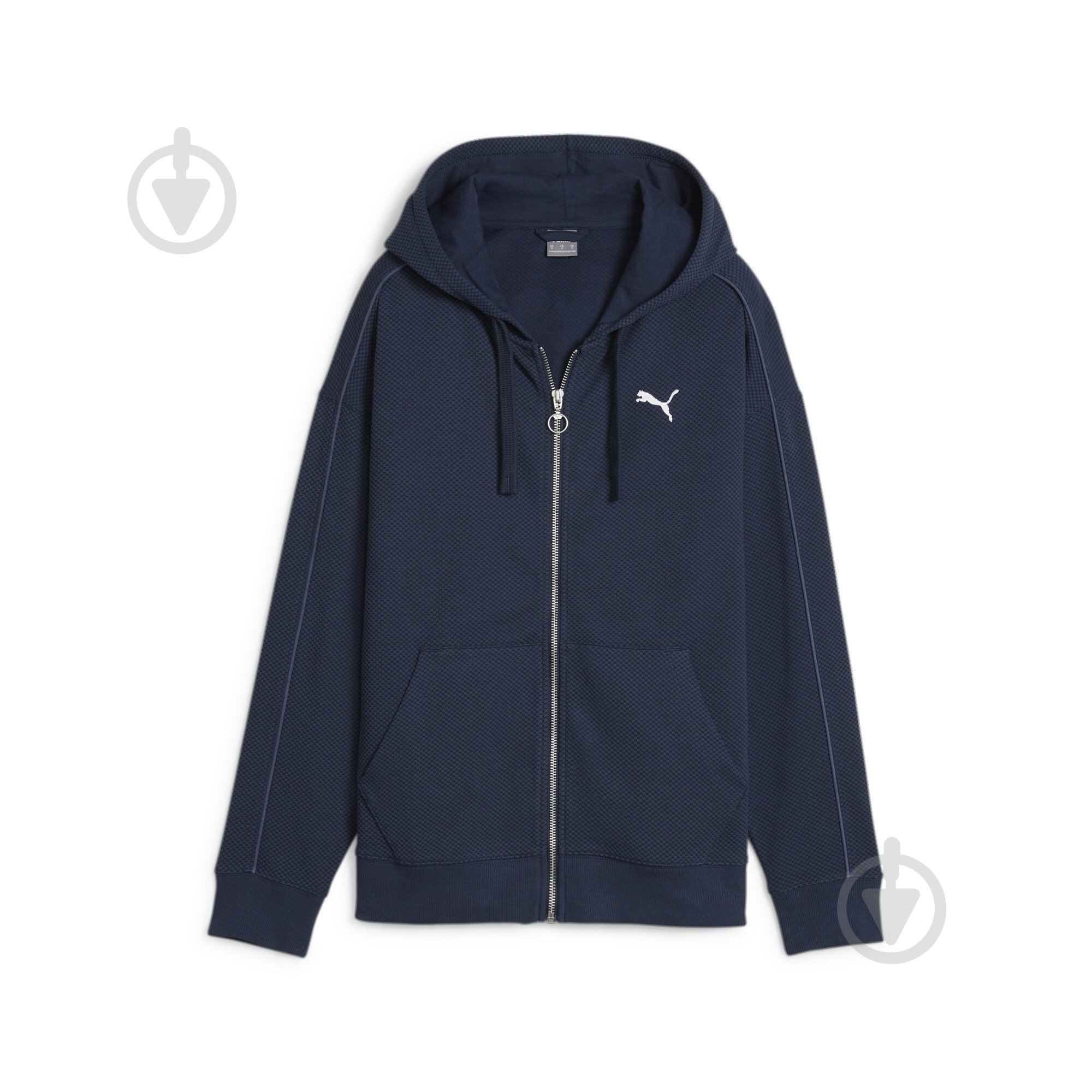 Джемпер Puma HER FULL-ZIP HOODIE 67788214 р.XL синий - фото 1