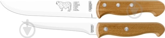 Набор ножей для стейка Tramontina Barbecue 2 шт. 22399/088 - фото 2 Набор ножей для стейка Tramontina Barbecue 2 шт. 22399/088 - фото 2