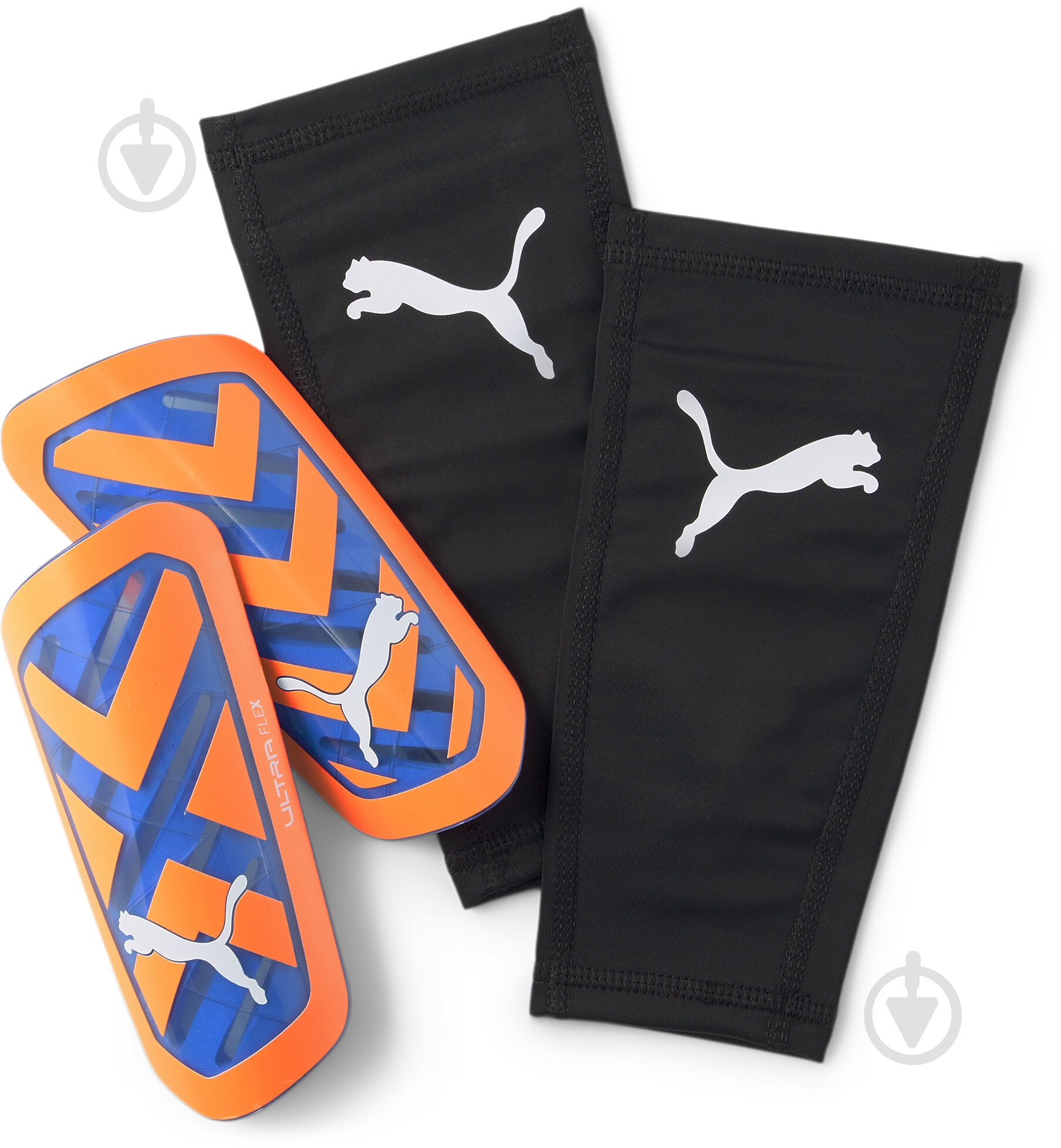 Щитки футбольні Puma Ultra Flex Sleeve 3087101 р. S помаранчевий - фото 1