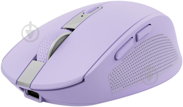 Мышка беспроводная Trust Ozaa Compact Multi-Device Wireless purple (25384) - фото 3