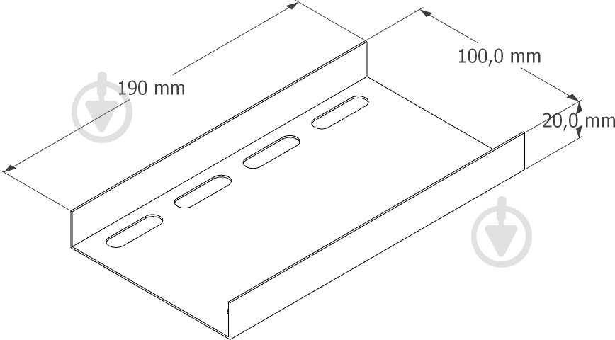 Соединитель лотка 100 мм белый цинк - фото 2 Соединитель лотка 100 мм белый цинк - фото 2