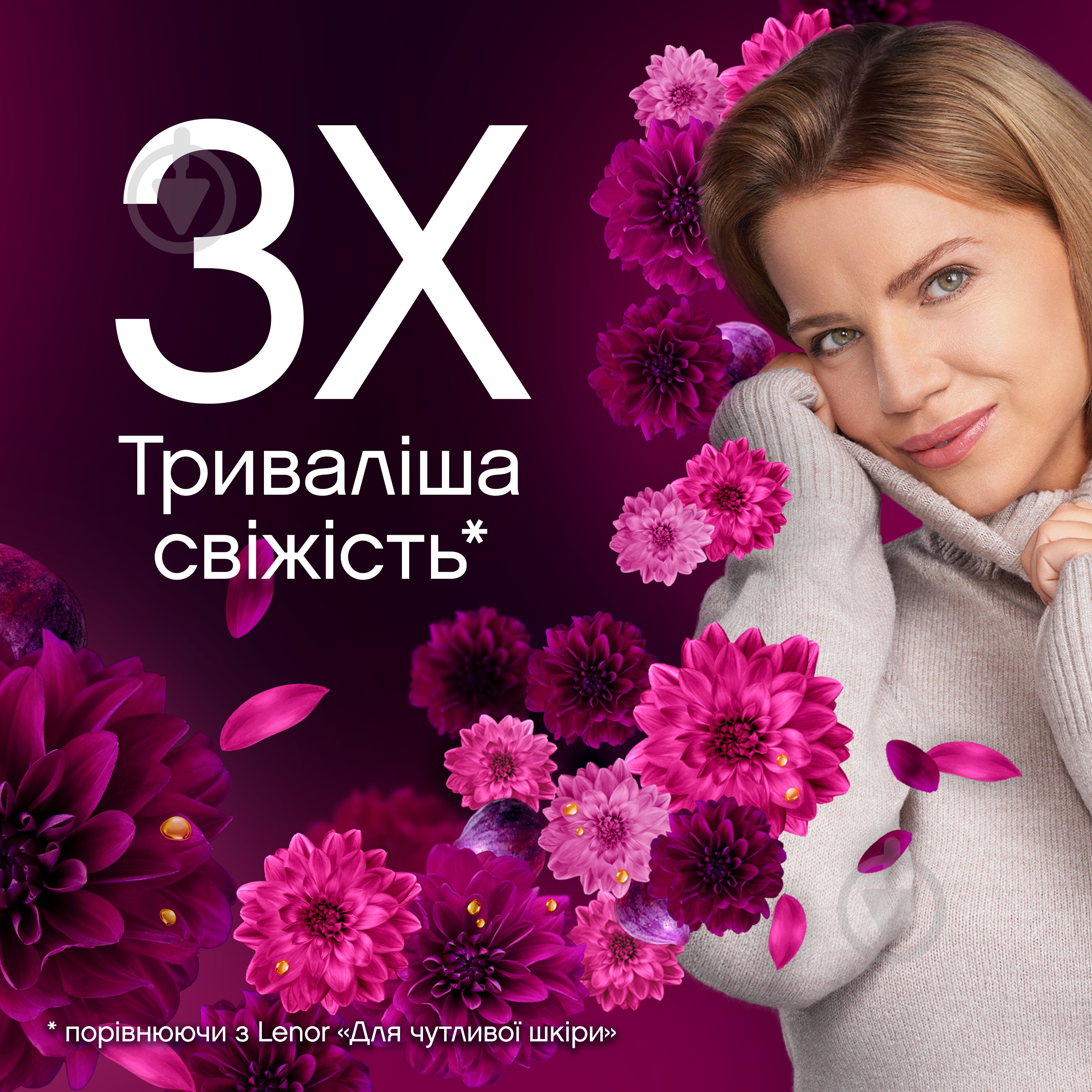 Кондиціонер-ополіскувач Lenor Diamond Figs & Lotus Water Calm 0,7 л — фото 4