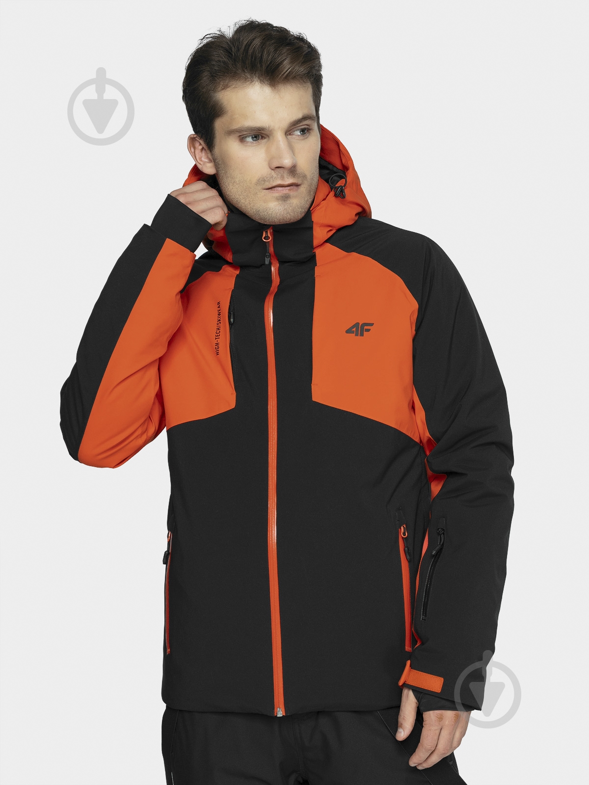 Куртка чоловіча зимова 4F D4Z20-KUMN252-70S р.2XL помаранчева - фото 5 Куртка чоловіча зимова 4F D4Z20-KUMN252-70S р.2XL помаранчева - фото 5