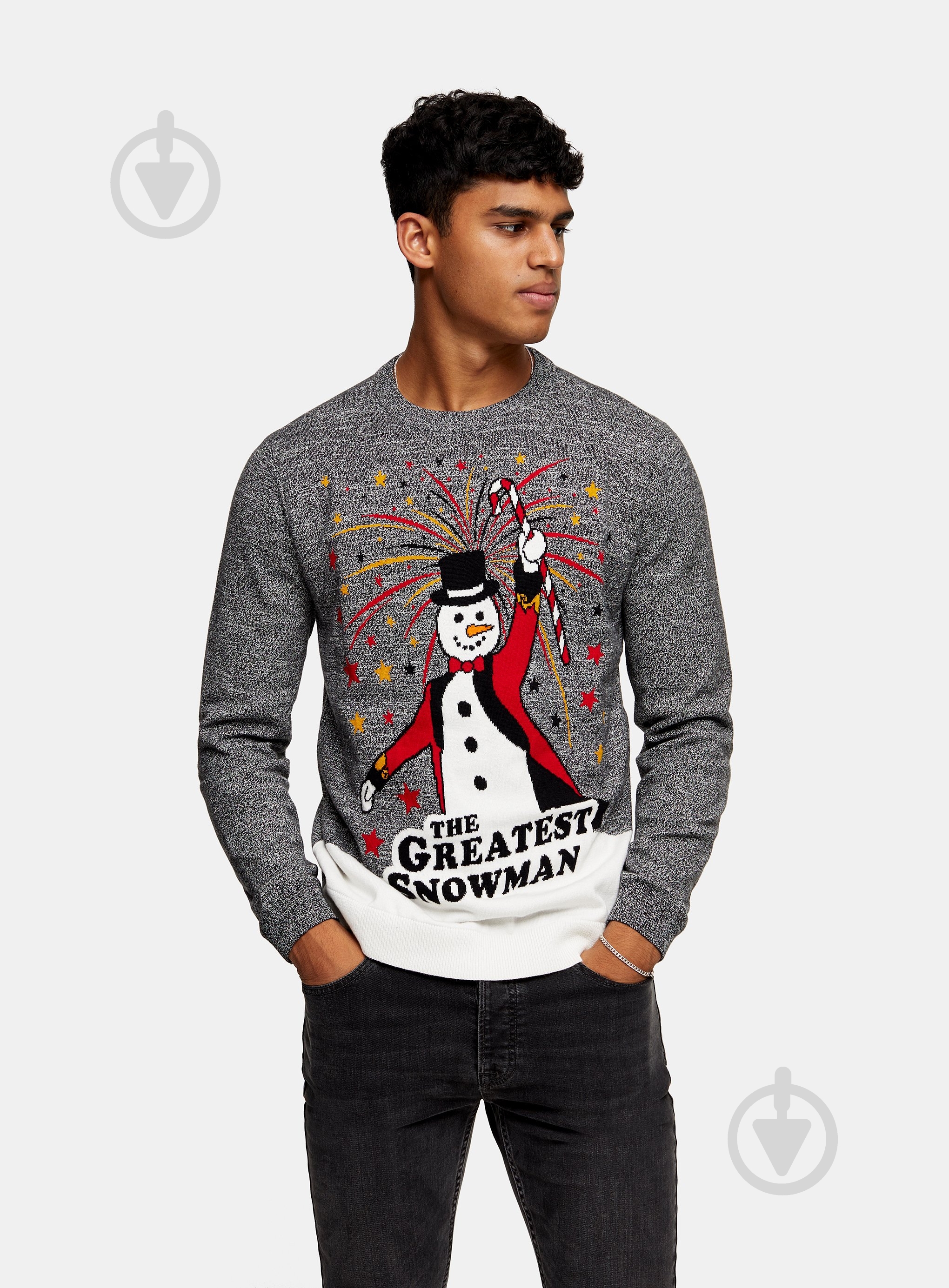 Джемпер TopMan KNITWEAR 81X06T-MUL р. M разноцветный - фото 1