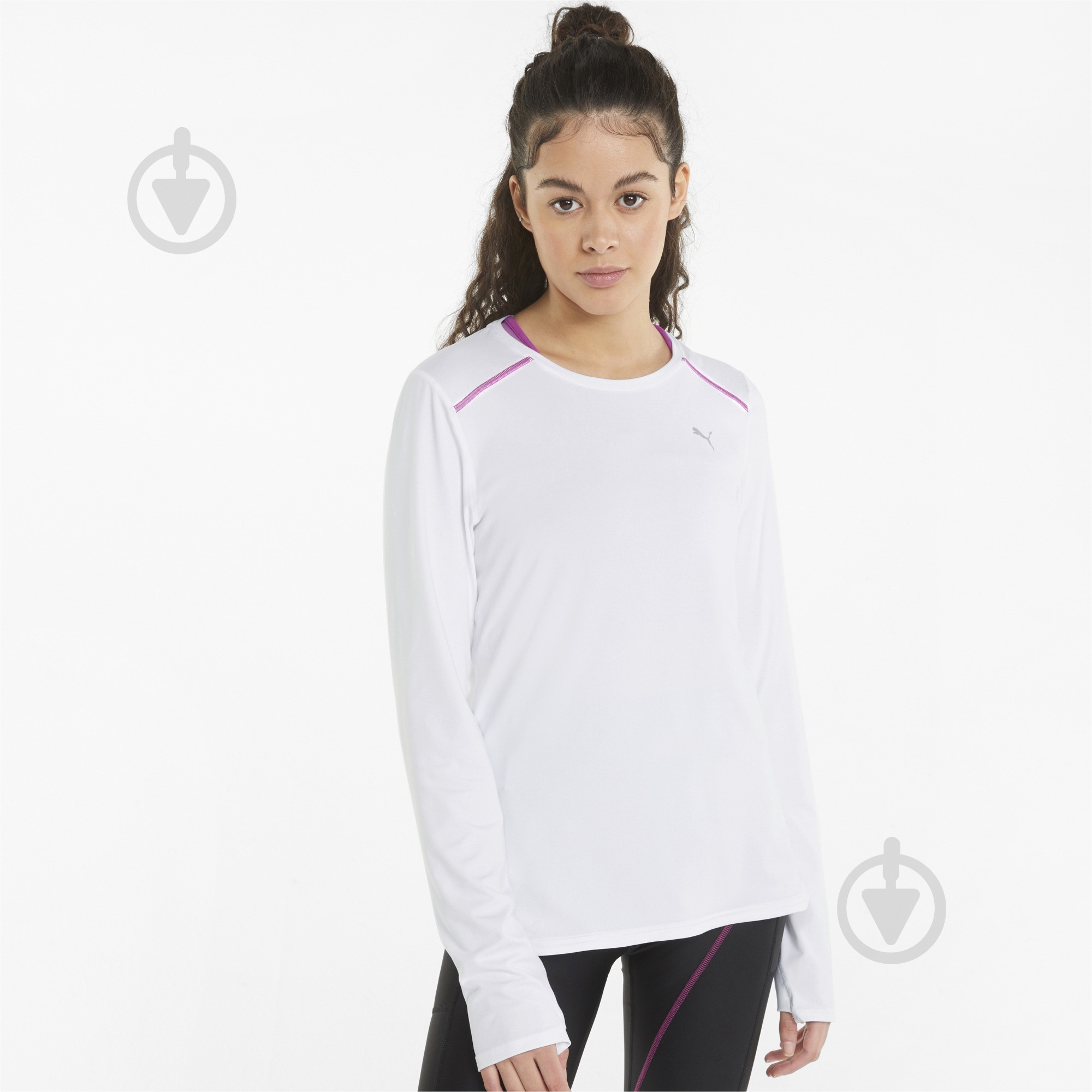 Футболка Puma RUN Cloudspun MARATHON LS 52137602 р.M белый - фото 1 Футболка Puma RUN Cloudspun MARATHON LS 52137602 р.M белый - фото 1