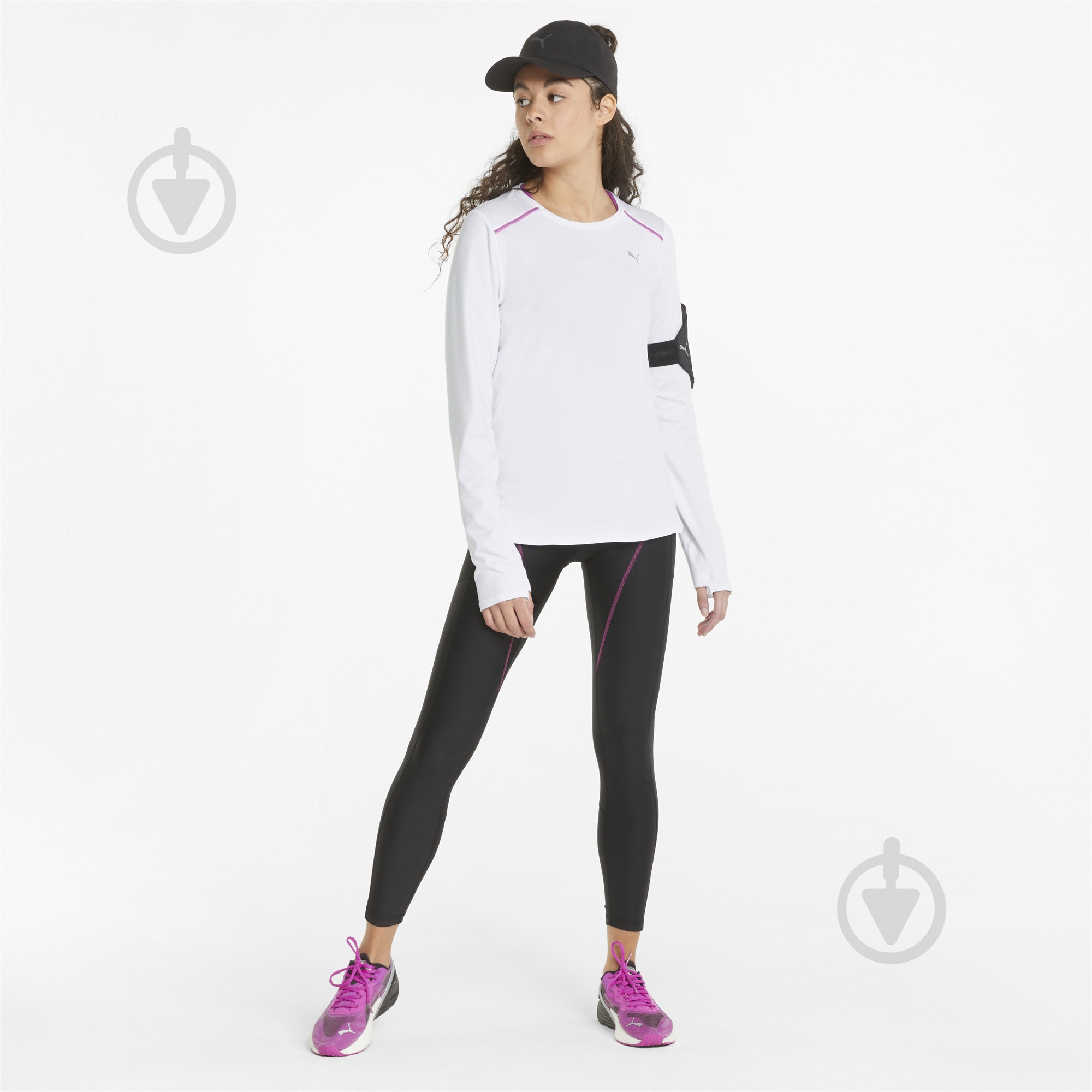Футболка Puma RUN Cloudspun MARATHON LS 52137602 р.M белый - фото 3 Футболка Puma RUN Cloudspun MARATHON LS 52137602 р.M белый - фото 3