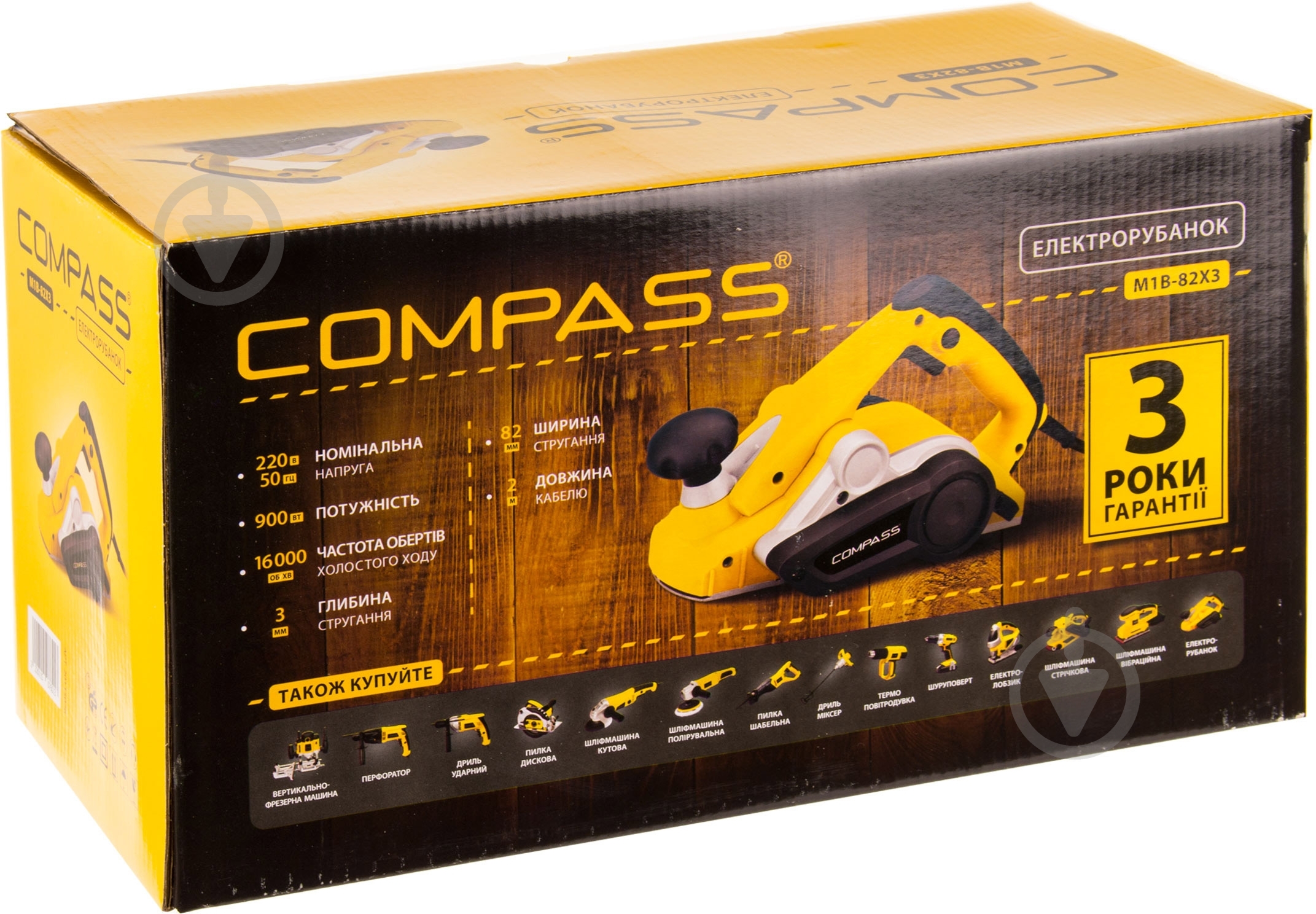 Электрорубанок Compass M1B-82X3 20115076 - фото 2