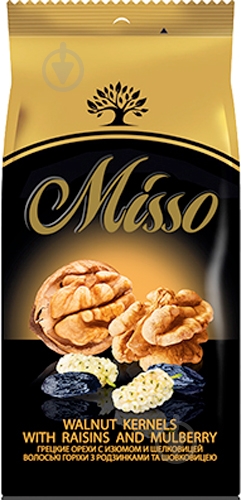 Снеки Misso Грецкий орех с изюмом и шелковицей 125 г - фото 1