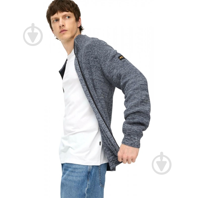 Кардиган Camel Active knitted Jacket 409501-6K08-47 р.3XL синий - фото 4