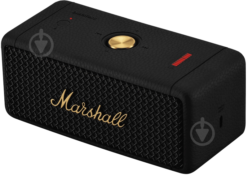 Акустическая система Marshall Portable Speaker Emberton II 2.0 black/brass (1006234) - фото 3