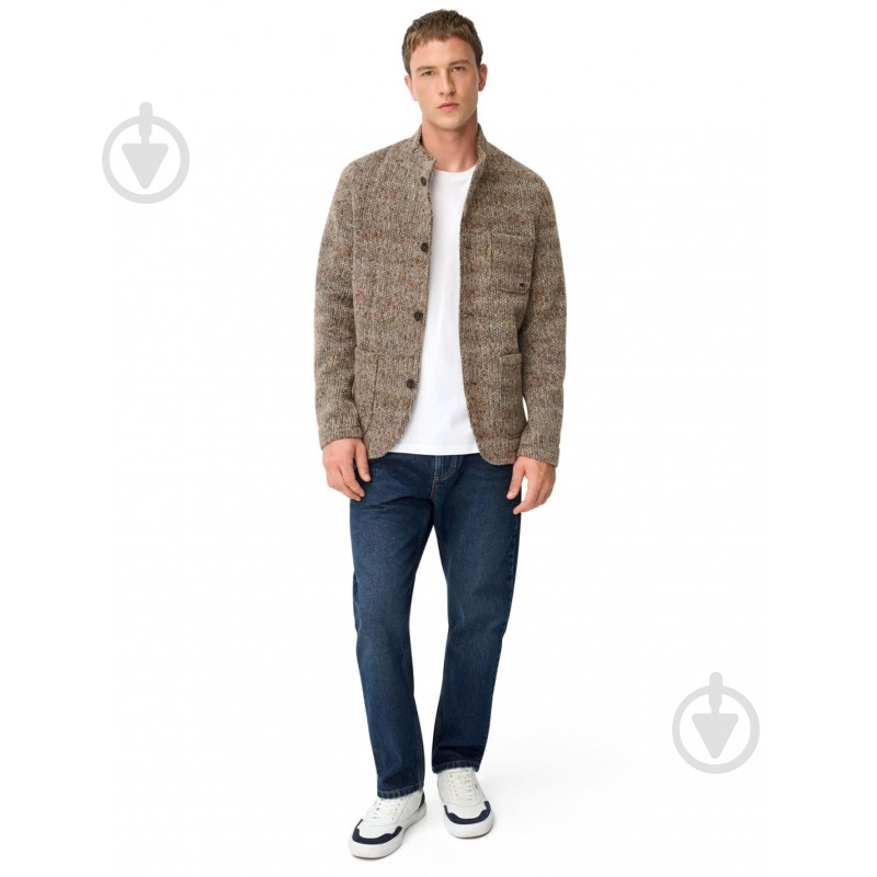 Кардиган Camel Active stand up colar 442735-6I99-27 р.XL коричневый - фото 2