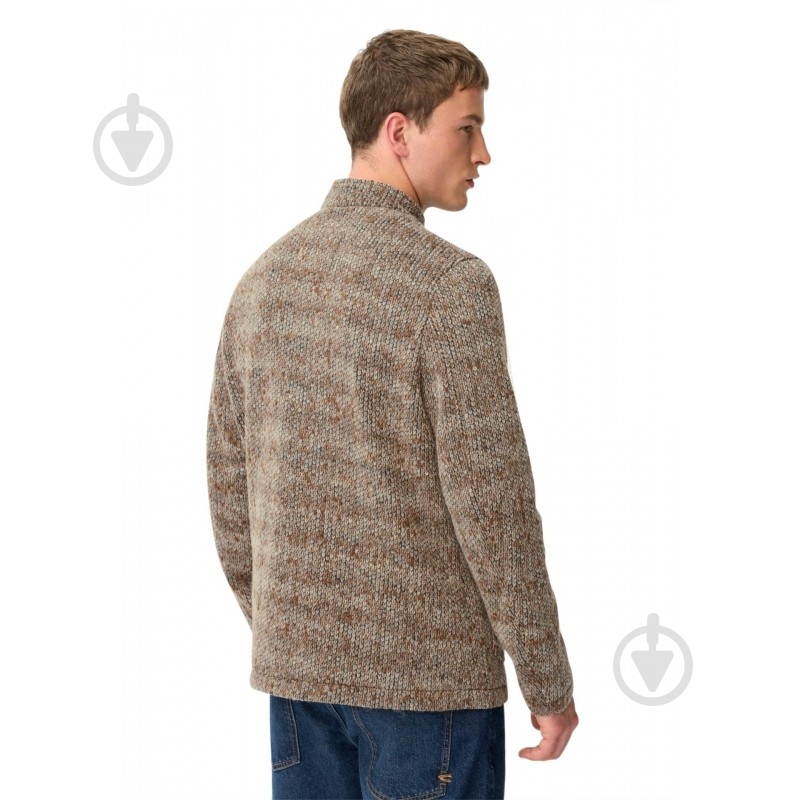 Кардиган Camel Active stand up colar 442735-6I99-27 р.XL коричневый - фото 3