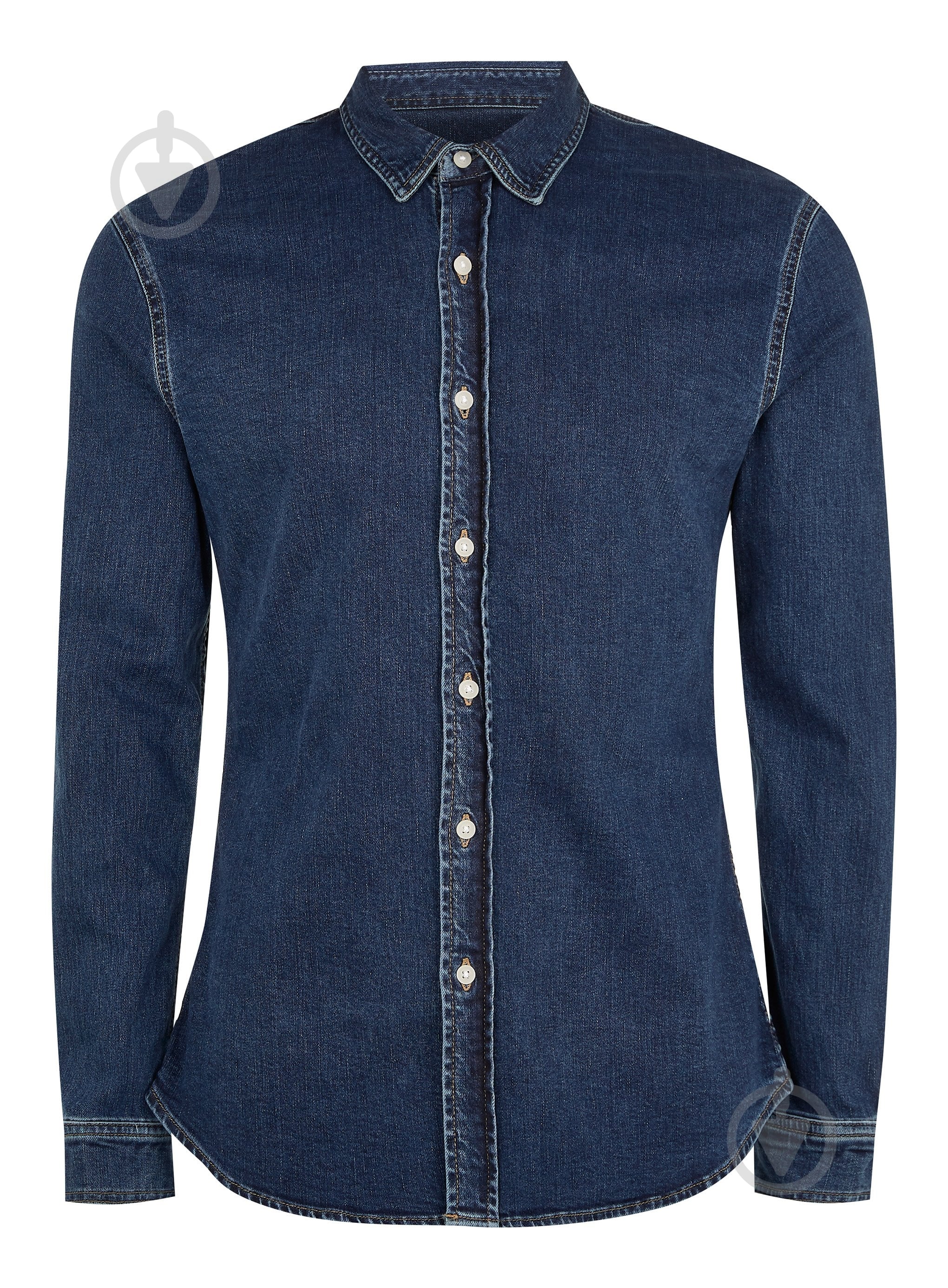 Рубашка TopMan CASUAL SHIRTS 83Q01E-BLE р. M синий - фото 2 Рубашка TopMan CASUAL SHIRTS 83Q01E-BLE р. M синий - фото 2