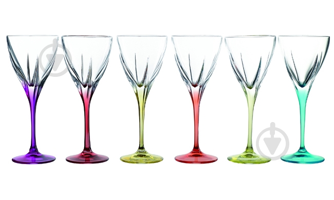 Набор рюмок RCR Fusion Colour 70 мл 6 шт. - фото 1 Набор рюмок RCR Fusion Colour 70 мл 6 шт. - фото 1