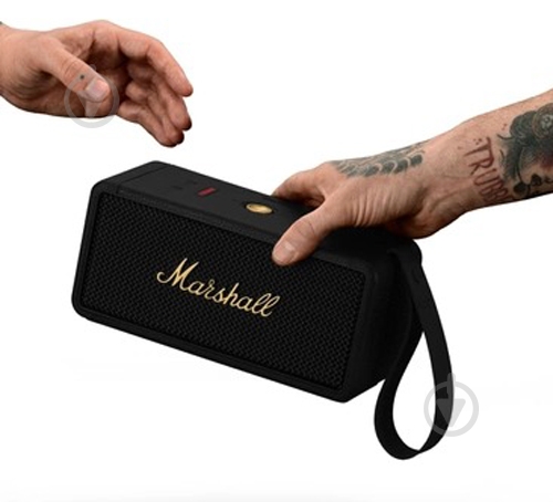 Акустическая система Marshall Portable Speaker Middleton 2.0 black/brass (1006034) - фото 9