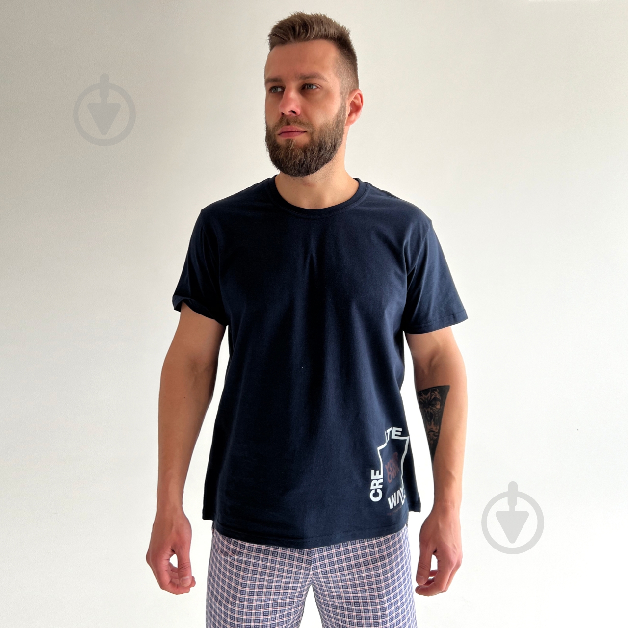 Футболка GBI р. L синий (14507) - фото 1 Футболка GBI р. L синий (14507) - фото 1