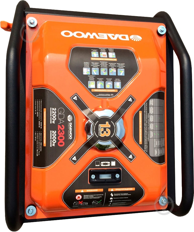 Генератор бензиновый Daewoo 2 кВт / 2,2 кВт 230 В GDA 2300 - фото 6