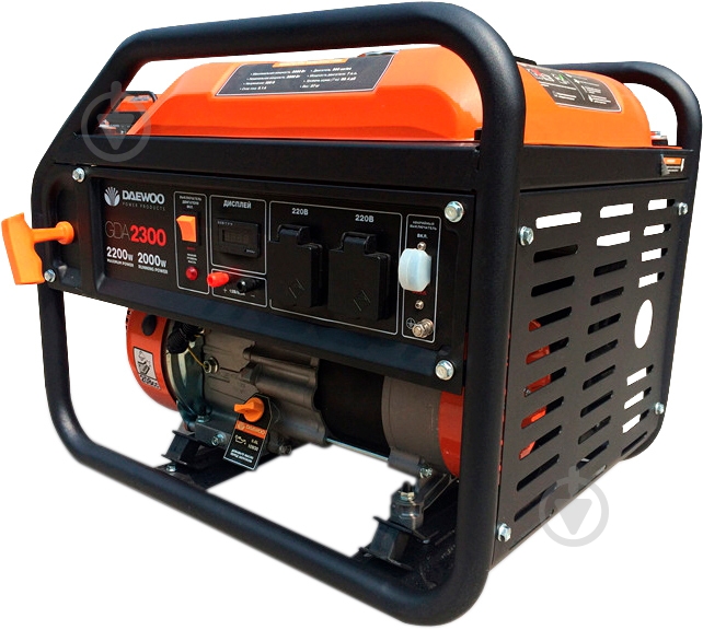 Генератор бензиновый Daewoo 2 кВт / 2,2 кВт 230 В GDA 2300 - фото 4