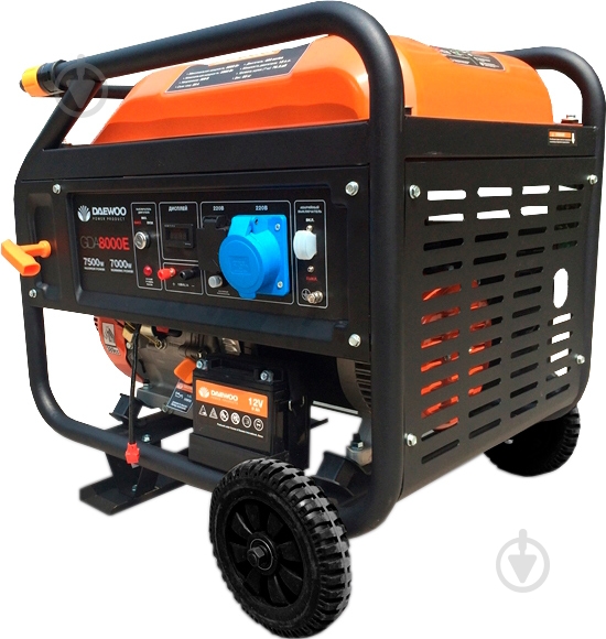 Генератор бензиновый Daewoo 7 кВт / 7,5 кВт 230 В GDA 8000E - фото 3