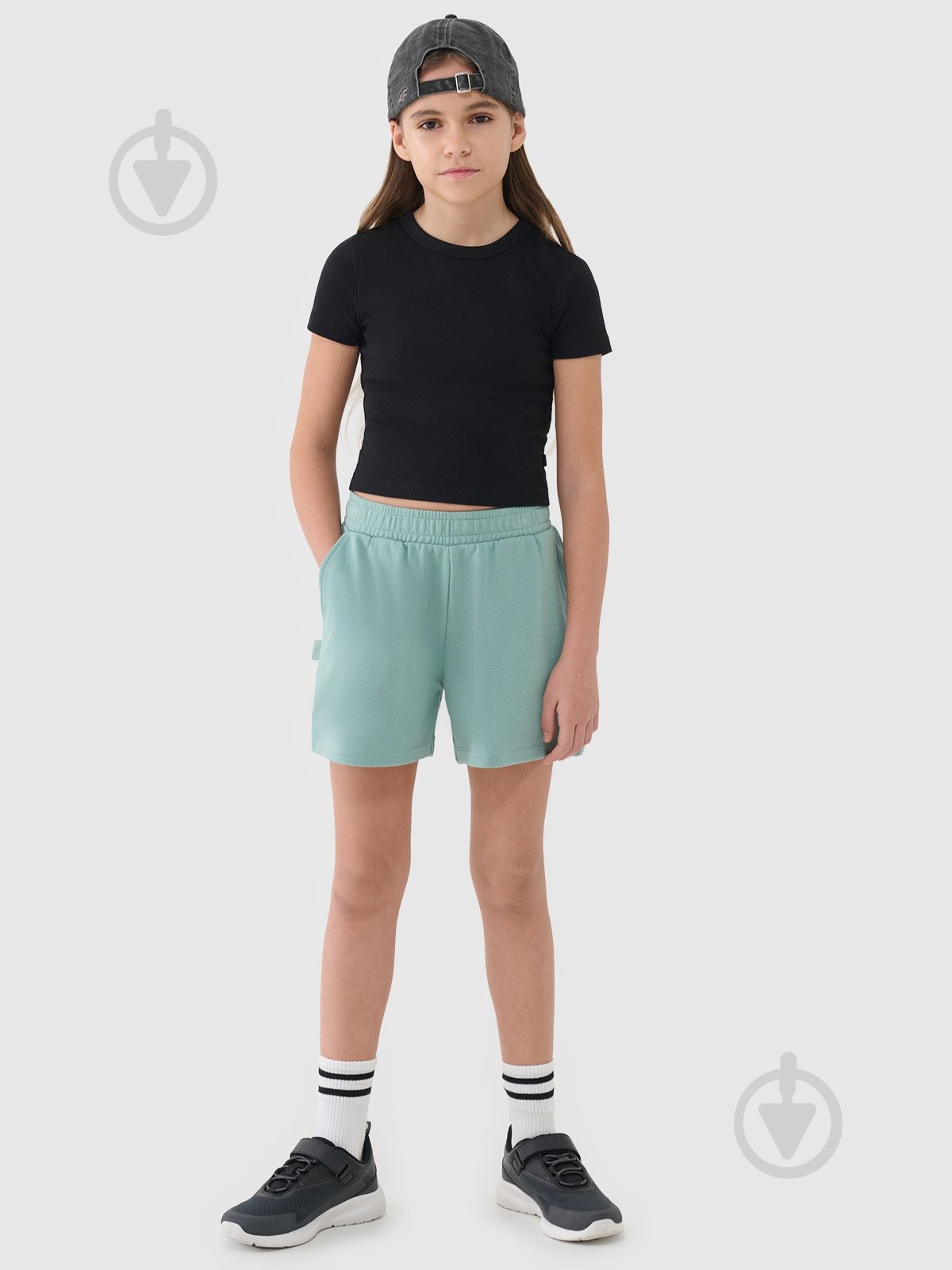 Шорты 4F SHORTS CAS F470 4FJWSS25TSHOF470-47S р. 140 бирюзовый - фото 2