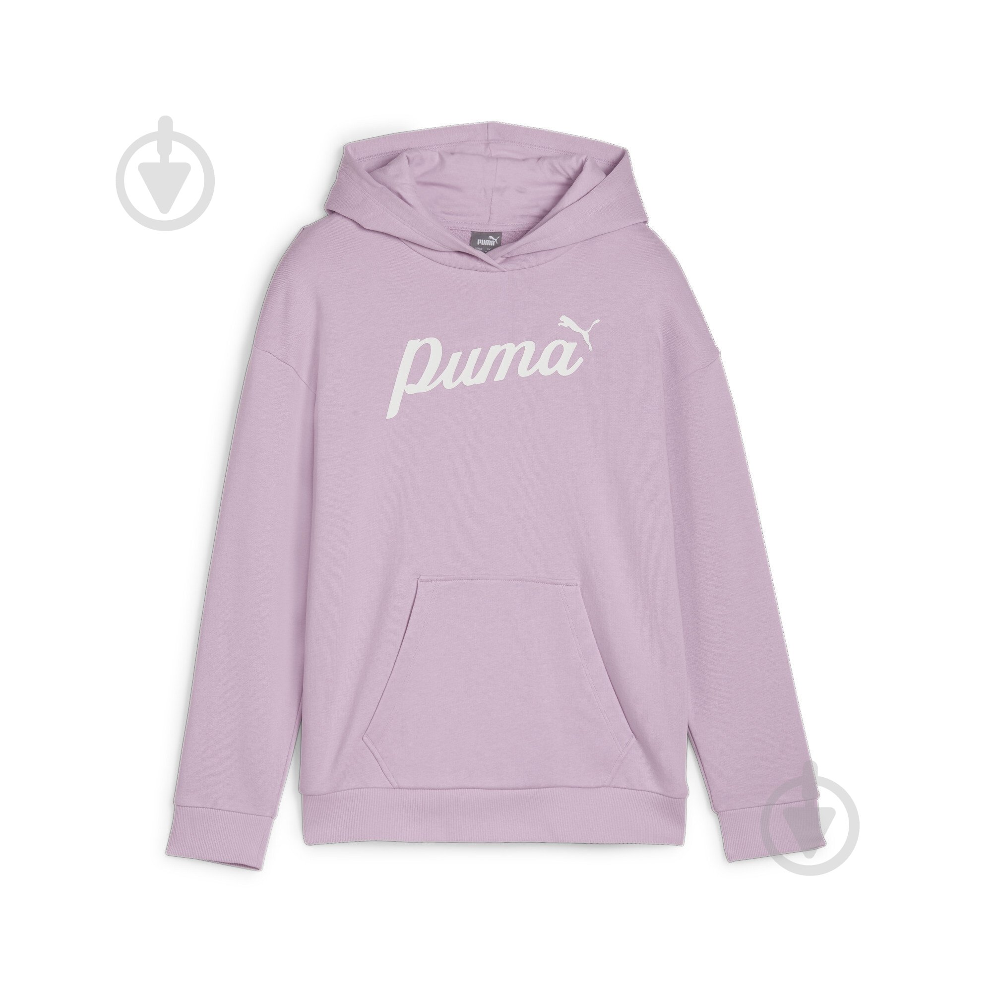 Джемпер Puma ESS+ SCRIPT HOODIE TR G 67940360 розовый - фото 1
