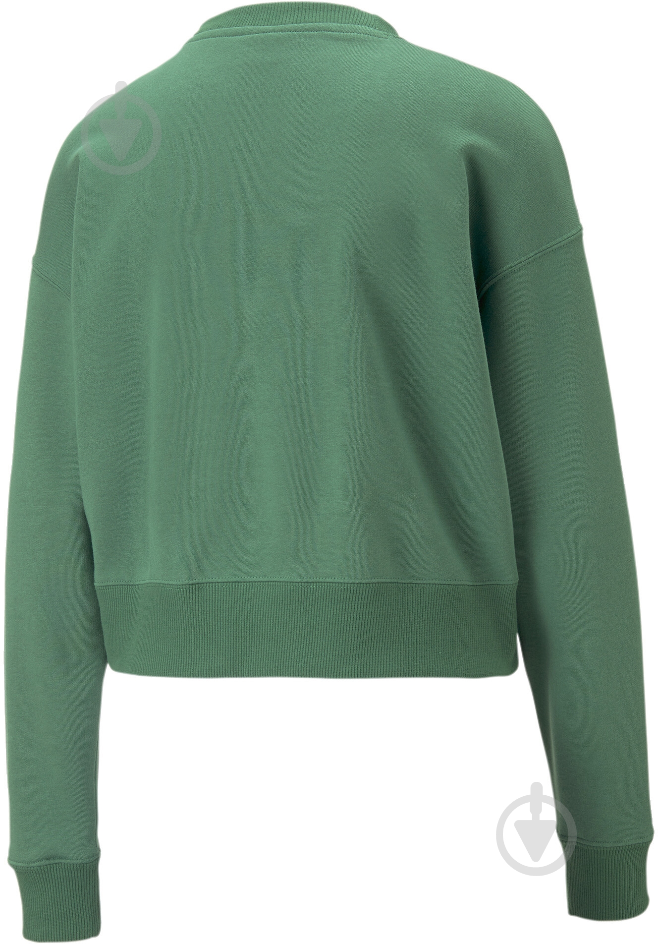 Свитшот Puma CLASSICS CREW TR 53806037 р.L зеленый - фото 2