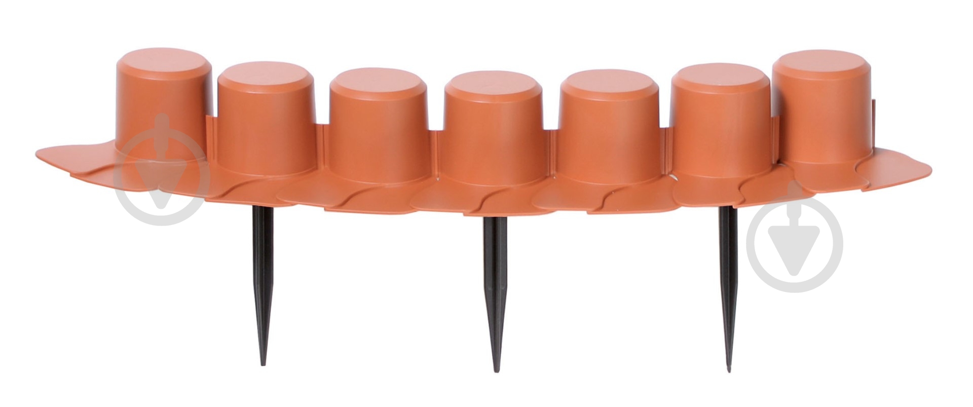 Забор декоративный Prosperplast Palisada 4050х60 мм терракот - фото 1