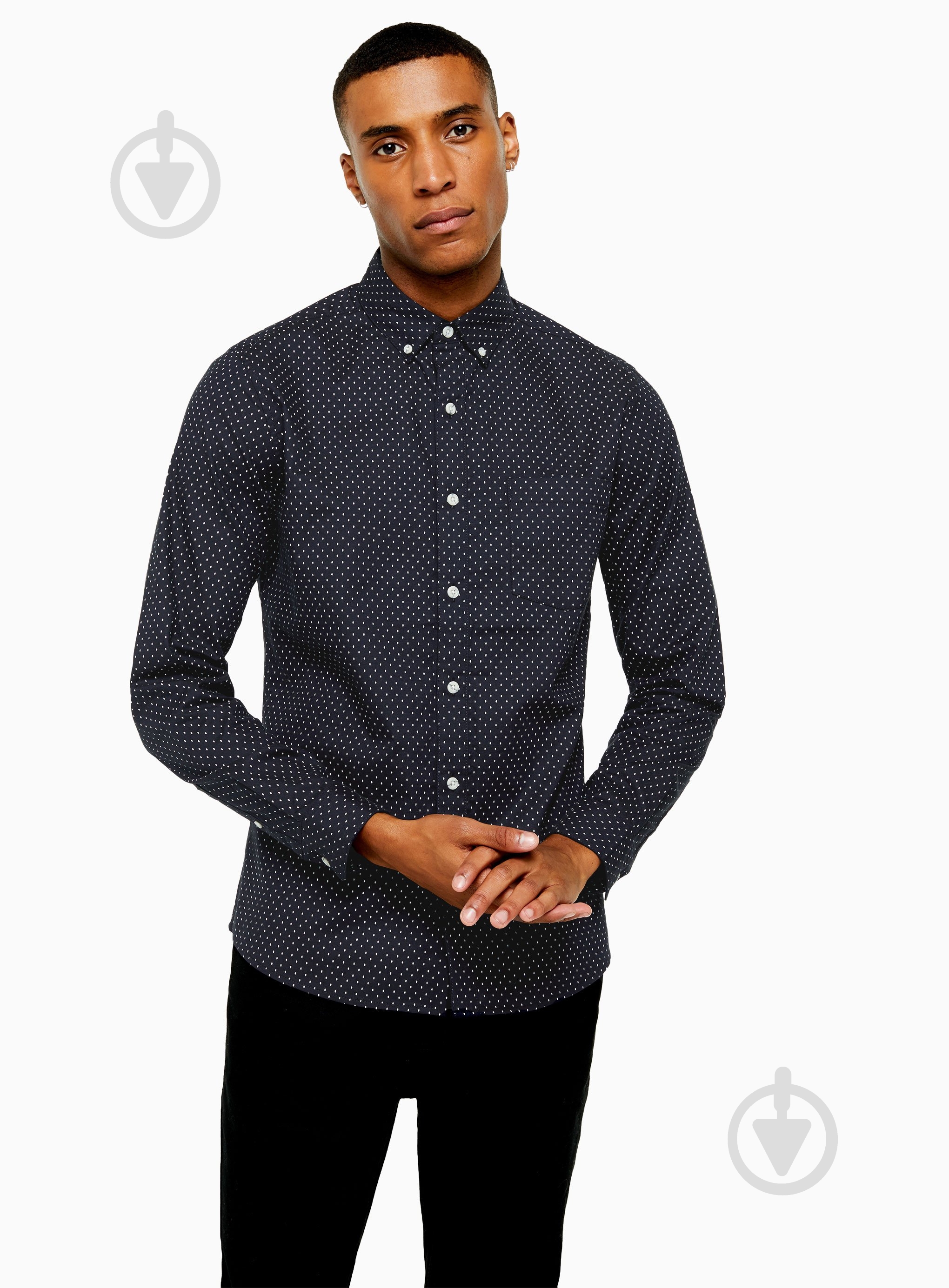Рубашка TopMan CASUAL SHIRTS 83S17B-NAV р. S синий - фото 1 Рубашка TopMan CASUAL SHIRTS 83S17B-NAV р. S синий - фото 1