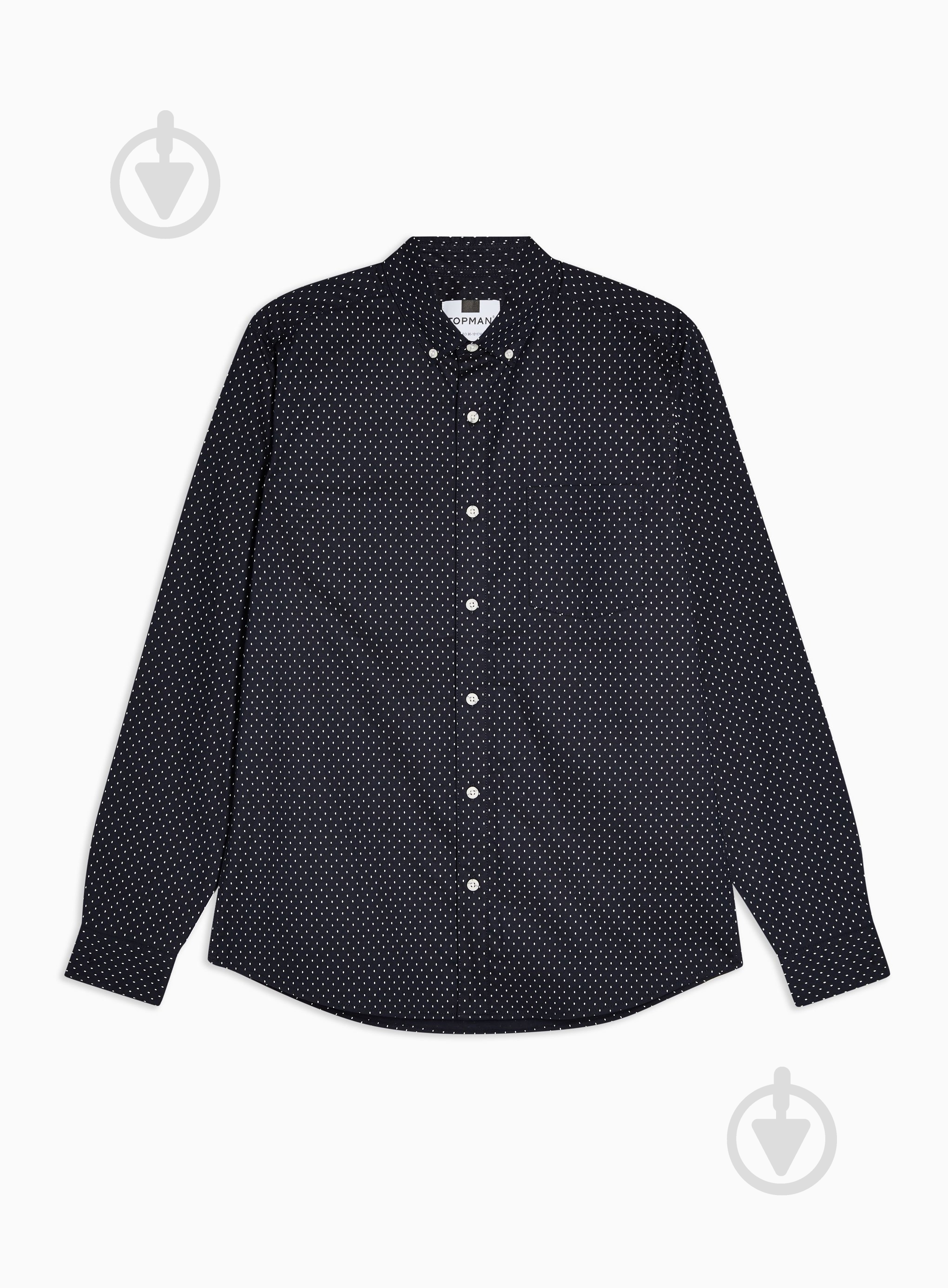 Рубашка TopMan CASUAL SHIRTS 83S17B-NAV р. S синий - фото 2 Рубашка TopMan CASUAL SHIRTS 83S17B-NAV р. S синий - фото 2