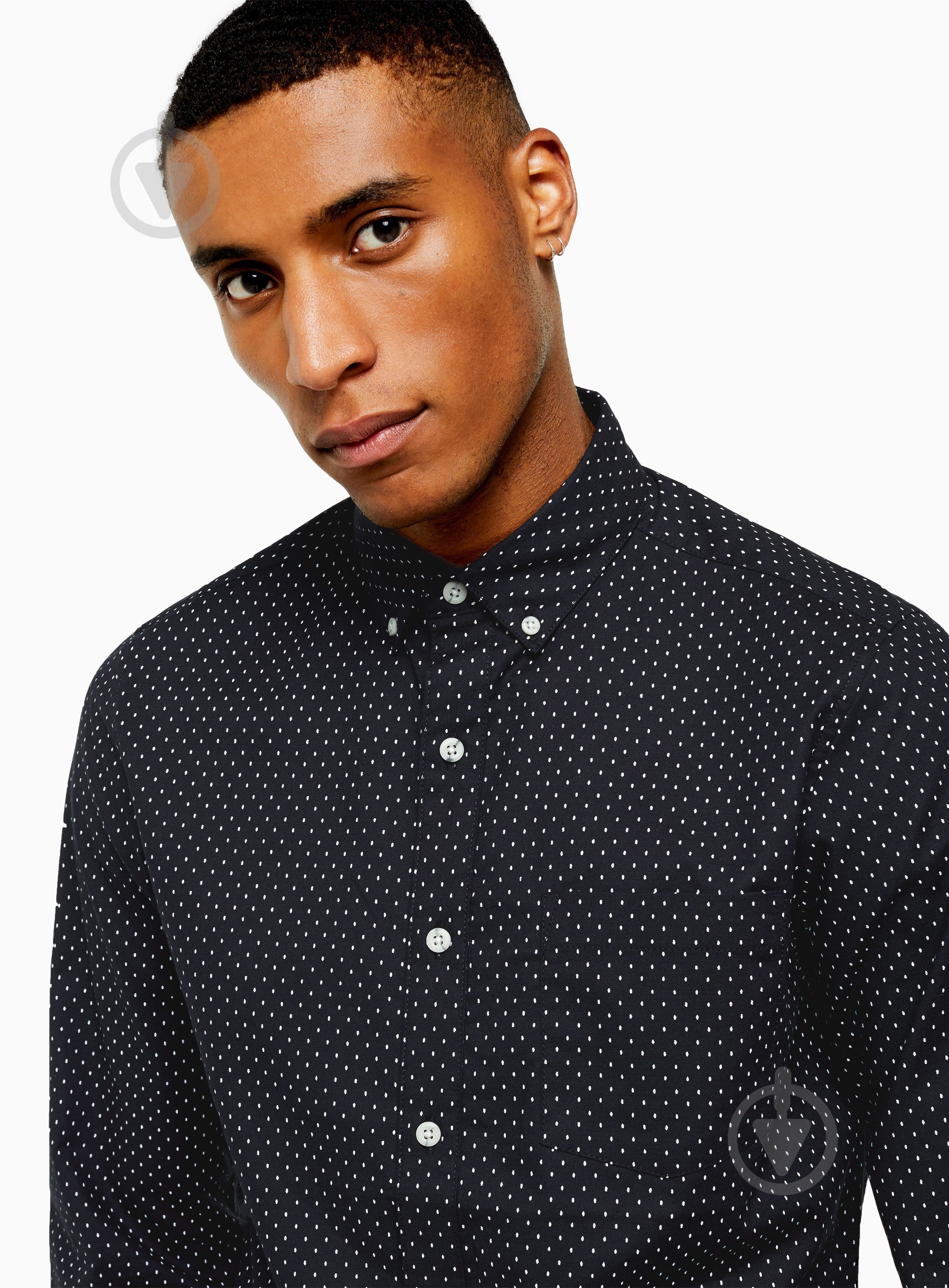 Рубашка TopMan CASUAL SHIRTS 83S17B-NAV р. S синий - фото 4 Рубашка TopMan CASUAL SHIRTS 83S17B-NAV р. S синий - фото 4