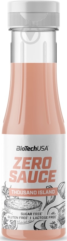 Соус BioTechUSA Zero Sauce Остров тисяч 350 мл - фото 1
