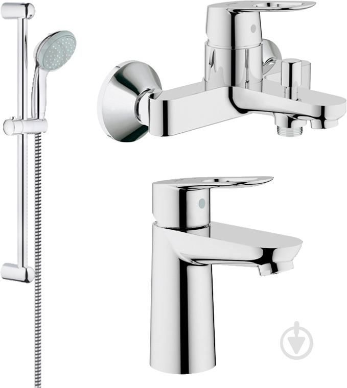 Набор смесителей Grohe BauLoop 3в1 118105 - фото 1