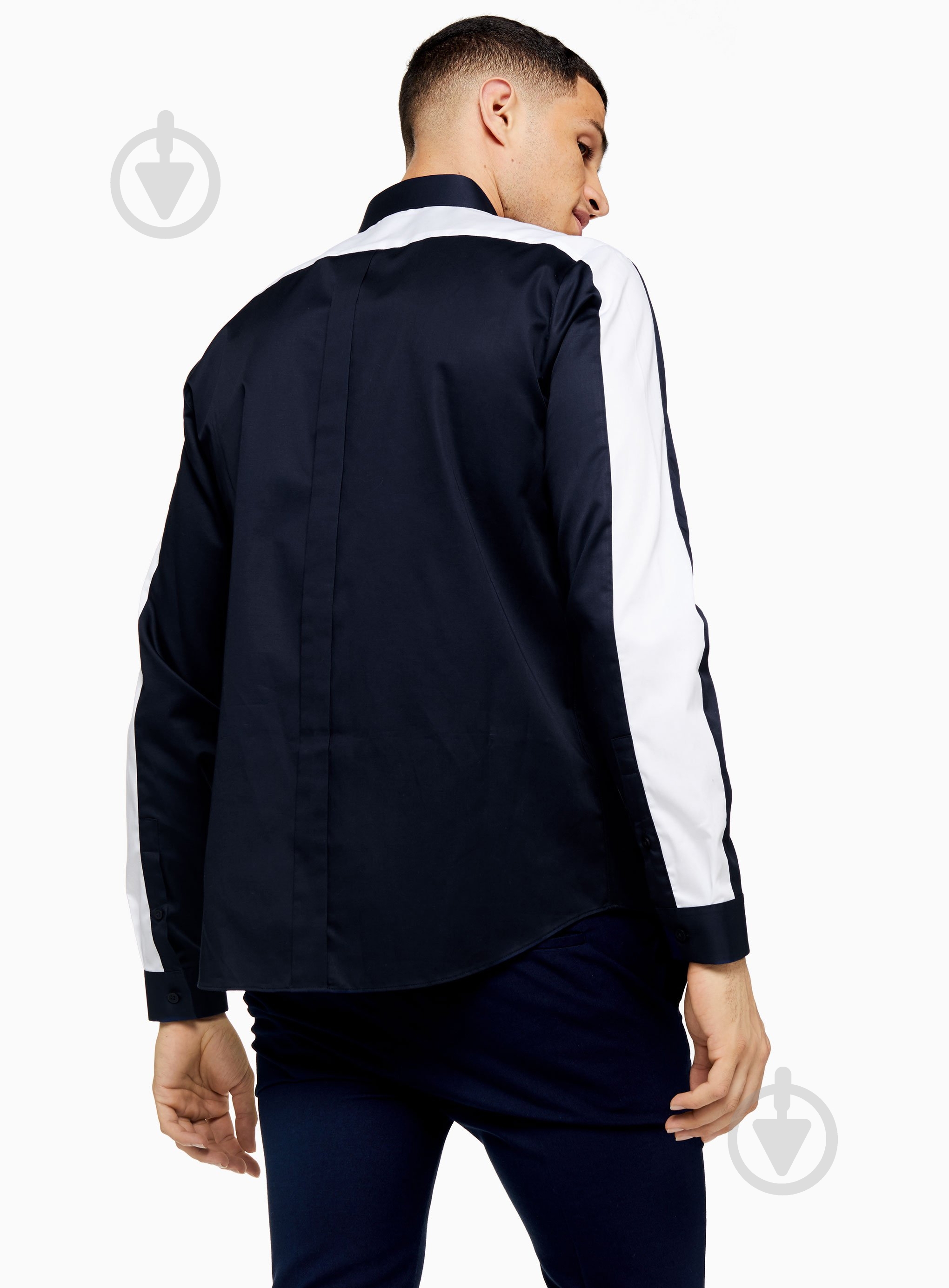 Рубашка TopMan SMART SHIRTS 84F07Q-NAV р. S синий - фото 3