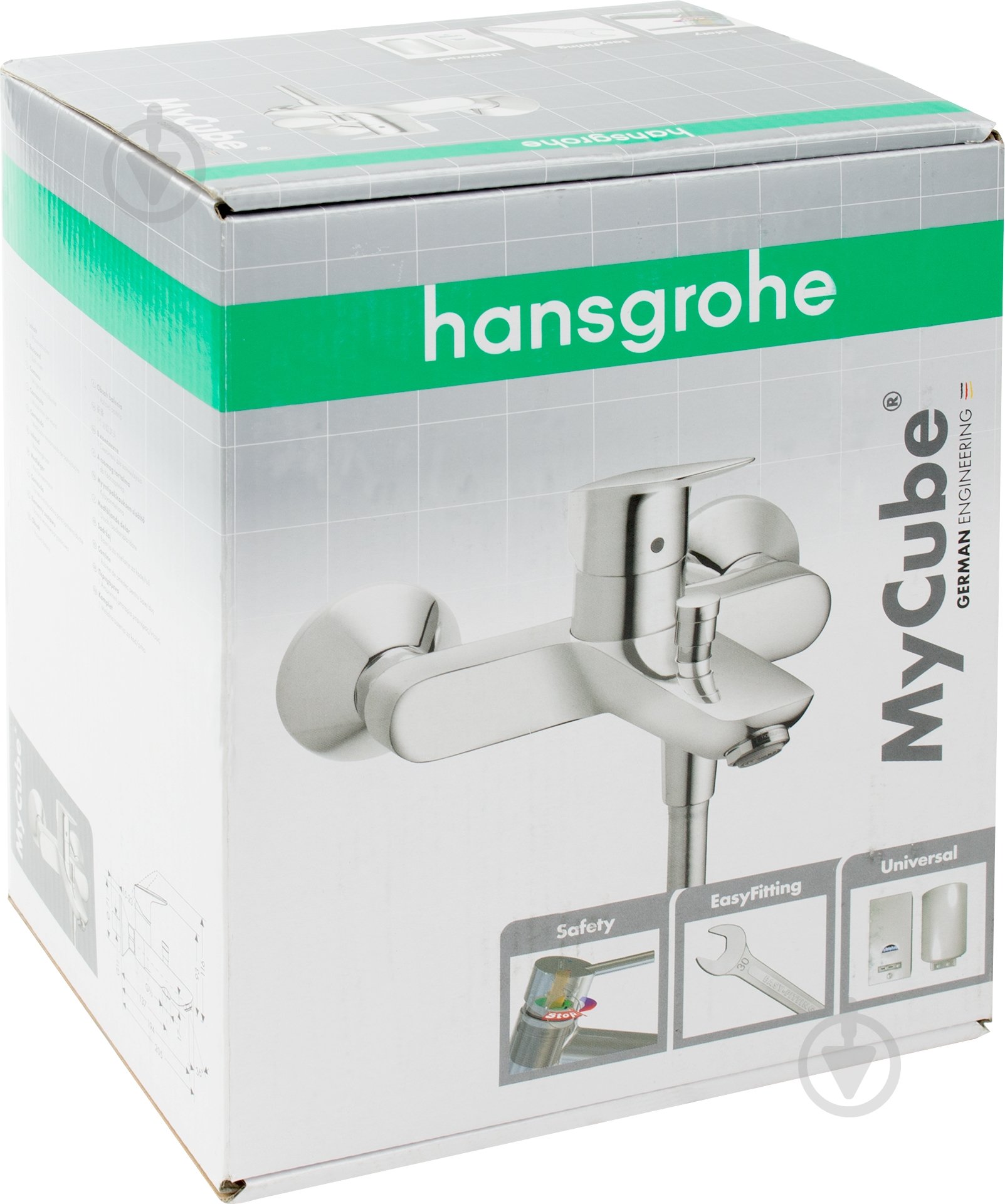 Смеситель для ванны Hansgrohe MyCube 71241000 - фото 2 Смеситель для ванны Hansgrohe MyCube 71241000 - фото 2
