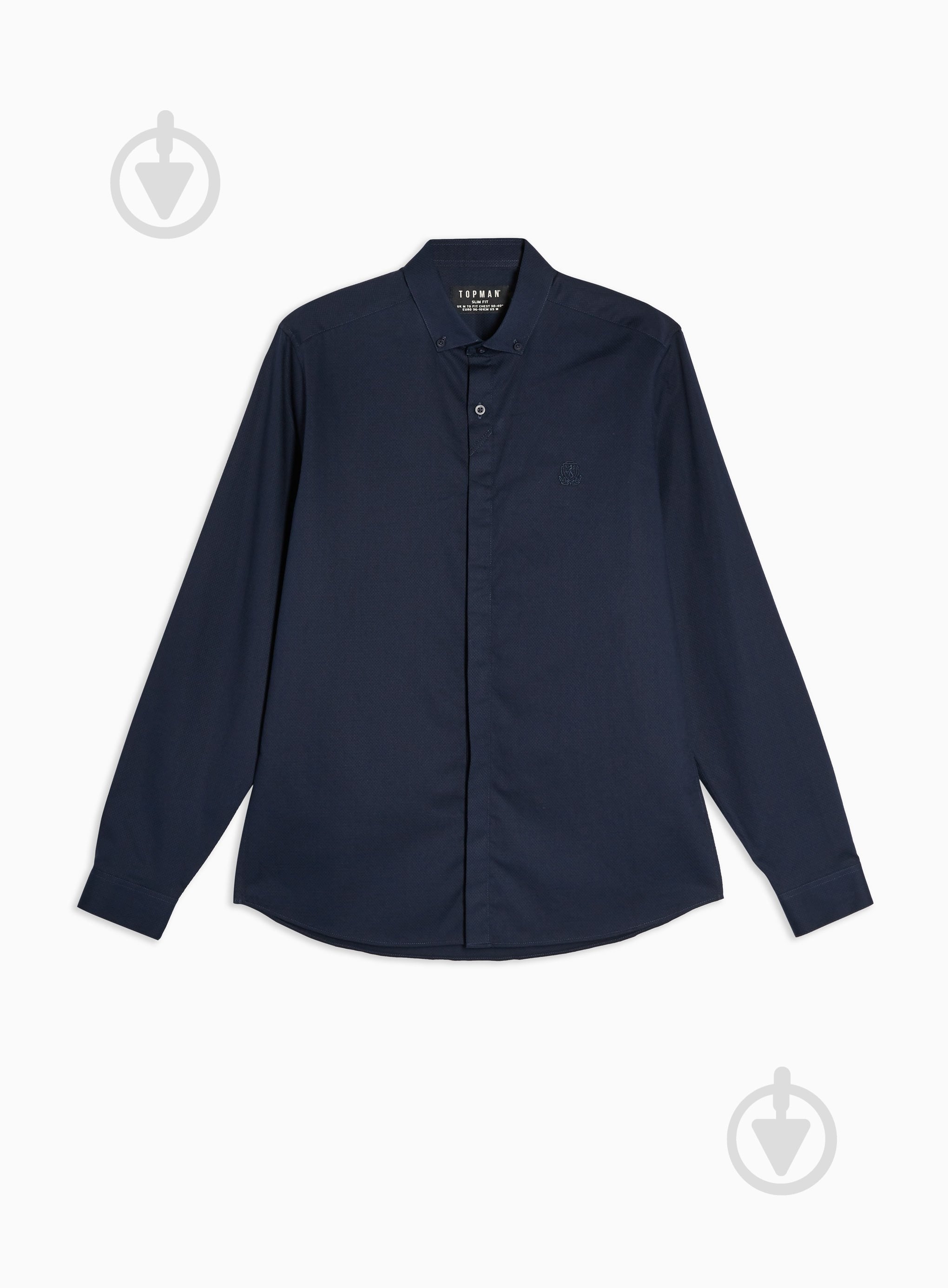 Рубашка TopMan SMART SHIRTS 84L03R-NAV р. S синий - фото 2 Рубашка TopMan SMART SHIRTS 84L03R-NAV р. S синий - фото 2
