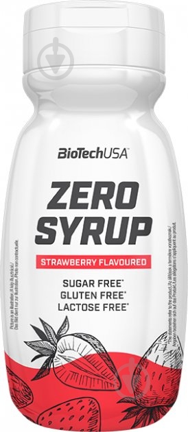 Сироп BioTechUSA Zero Syrup 320 ml Клубника 320 мл - фото 1
