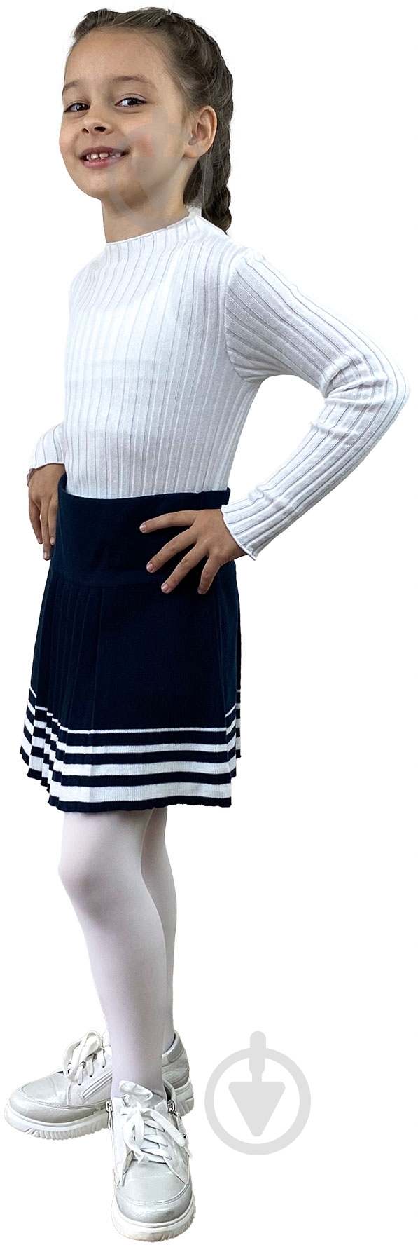 Юбка Герда синяя ART KNIT р.116-122 - фото 1
