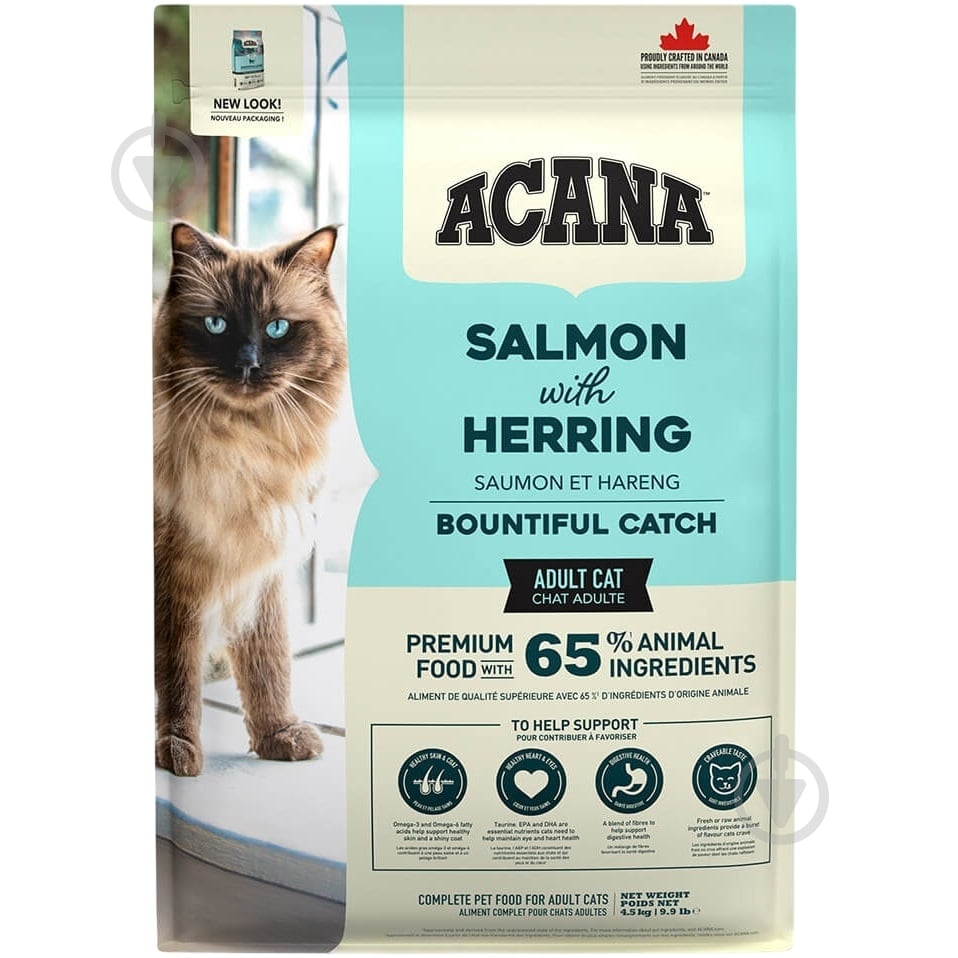 Корм сухий для котів Acana Bountiful Catch Cat 1,8 кг - фото 1