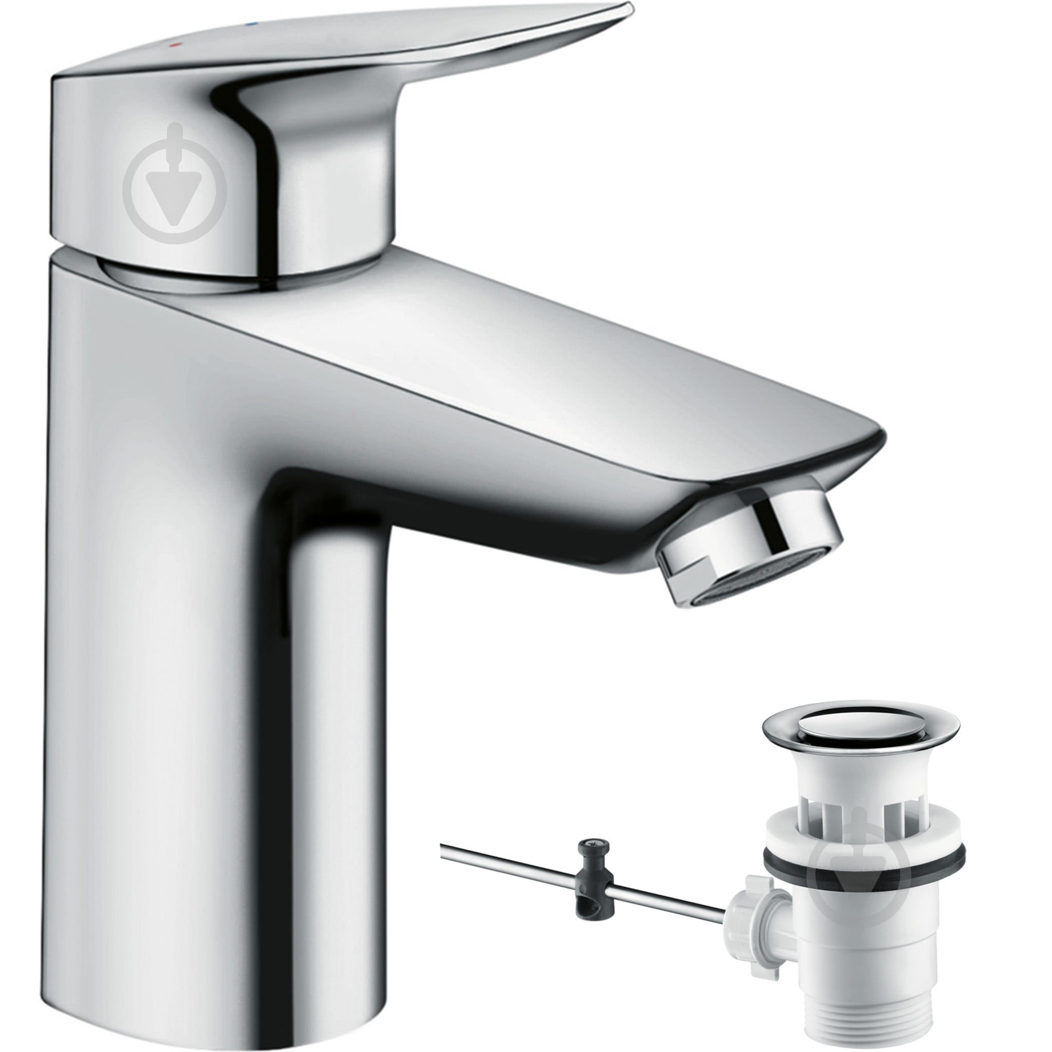 Смеситель для умывальника Hansgrohe MyCube L 71011000 - фото 2 Смеситель для умывальника Hansgrohe MyCube L 71011000 - фото 2