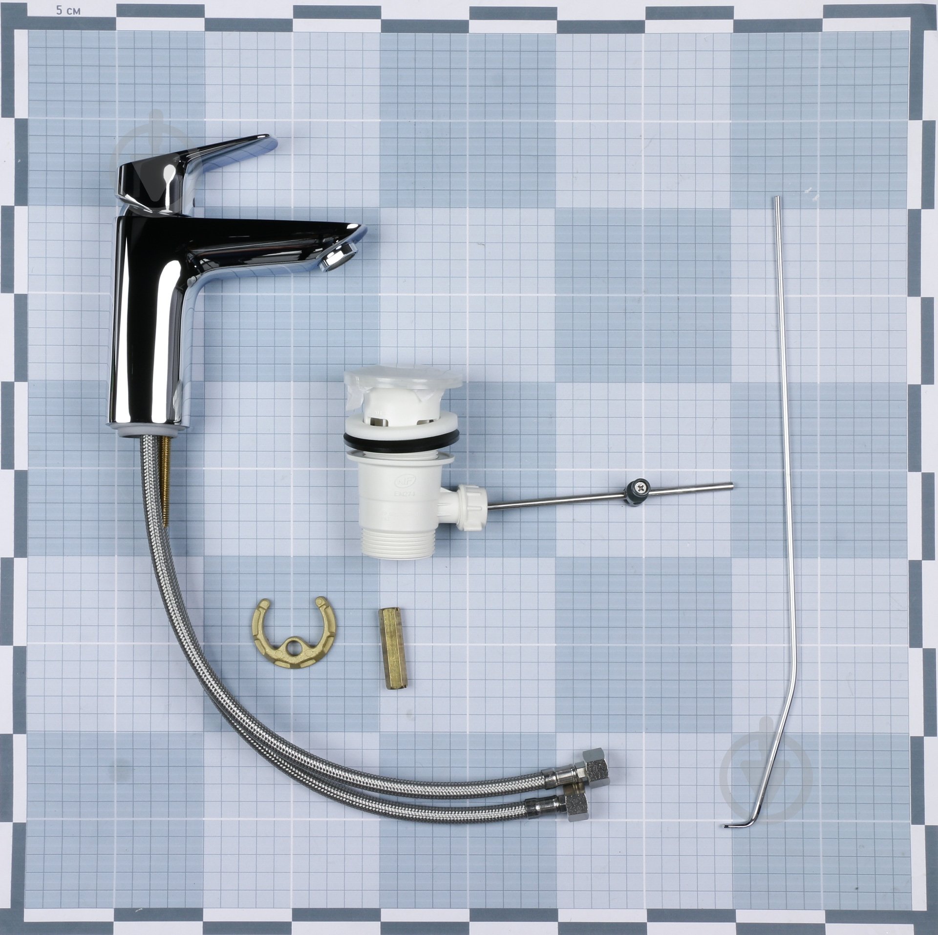 Смеситель для умывальника Hansgrohe MyCube L 71011000 - фото 3 Смеситель для умывальника Hansgrohe MyCube L 71011000 - фото 3