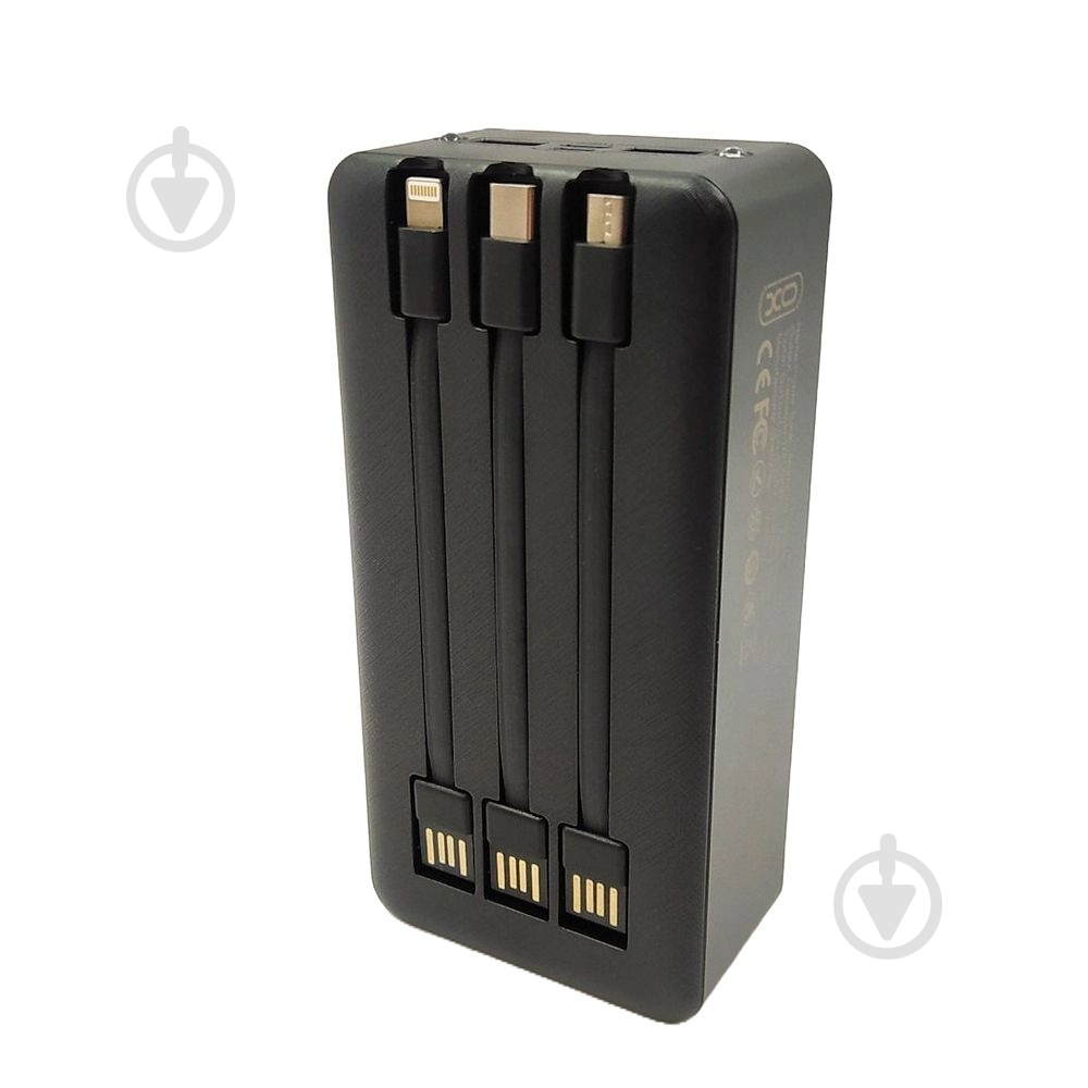 Повербанк Xo PR164 30000 mAh black (PR164) - фото 3