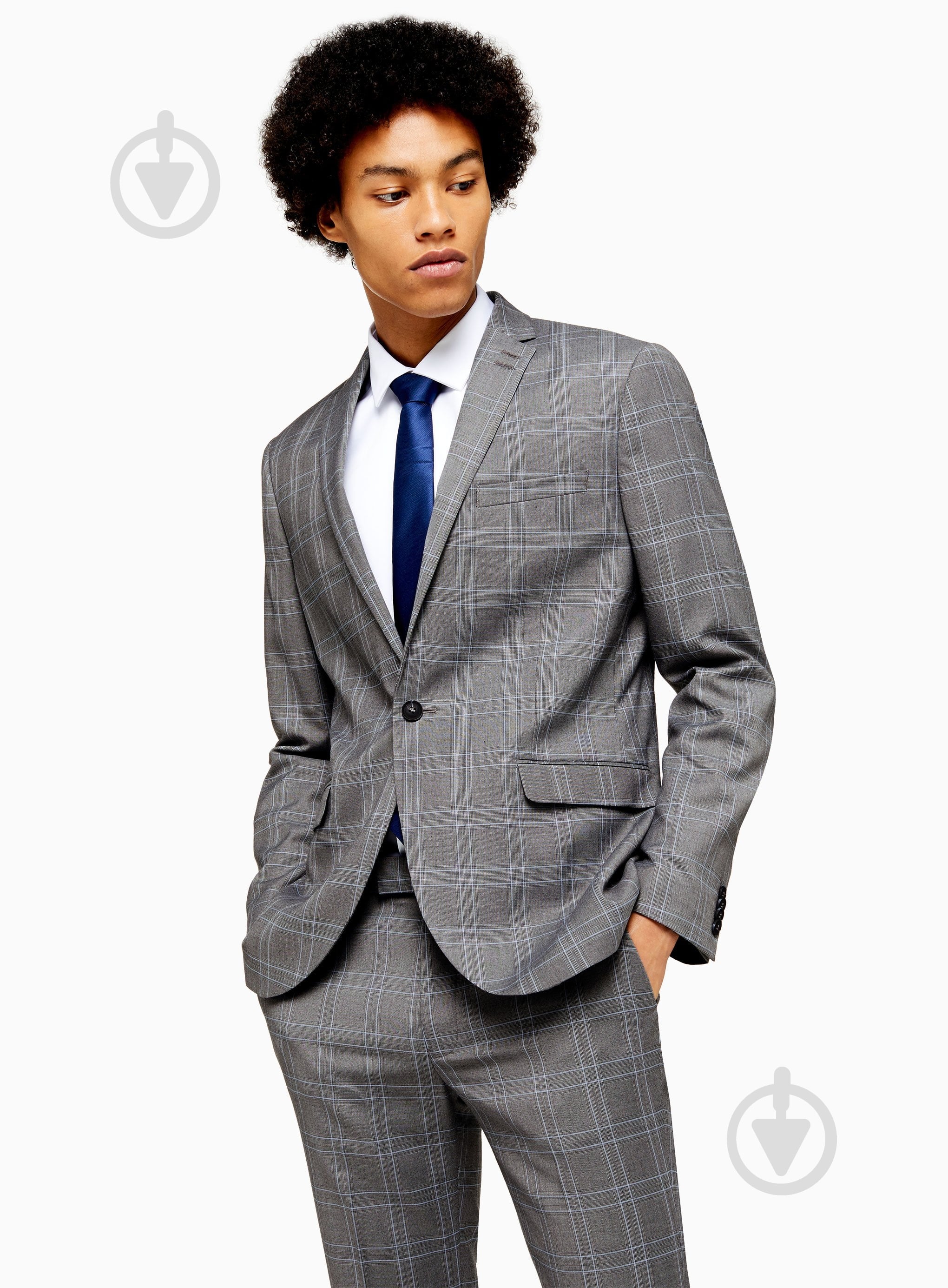 Пиджак TopMan р. 36 серый - фото 1 Пиджак TopMan р. 36 серый - фото 1