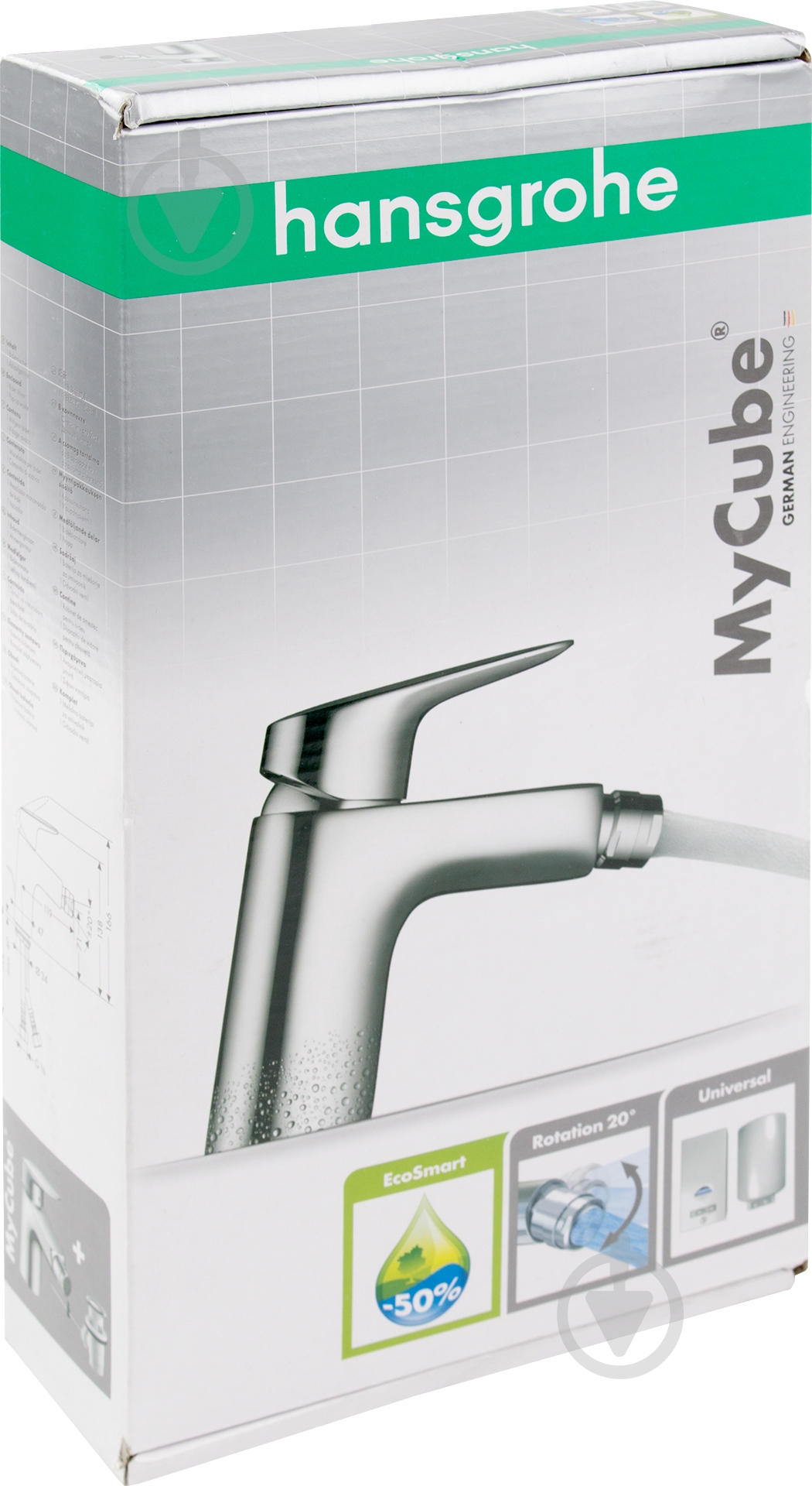 Смеситель для биде Hansgrohe MyCube 71230000 - фото 5 Смеситель для биде Hansgrohe MyCube 71230000 - фото 5