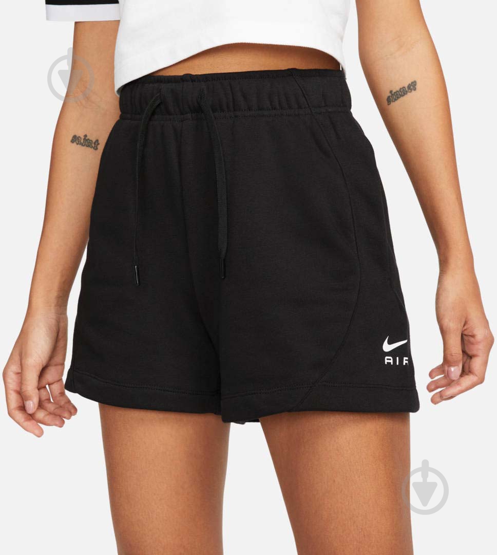 Шорты Nike W NSW AIR FLC MR SHORT DV8052-010 р. L черный - фото 2