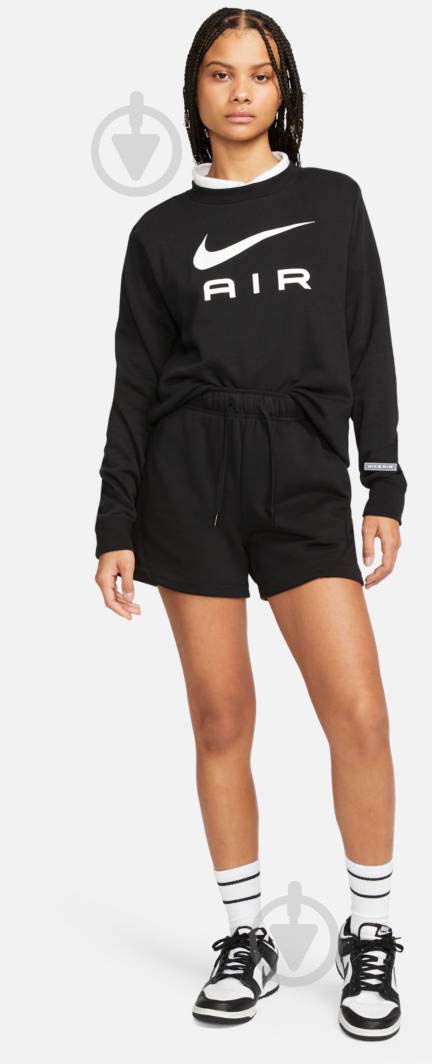 Шорты Nike W NSW AIR FLC MR SHORT DV8052-010 р. L черный - фото 6